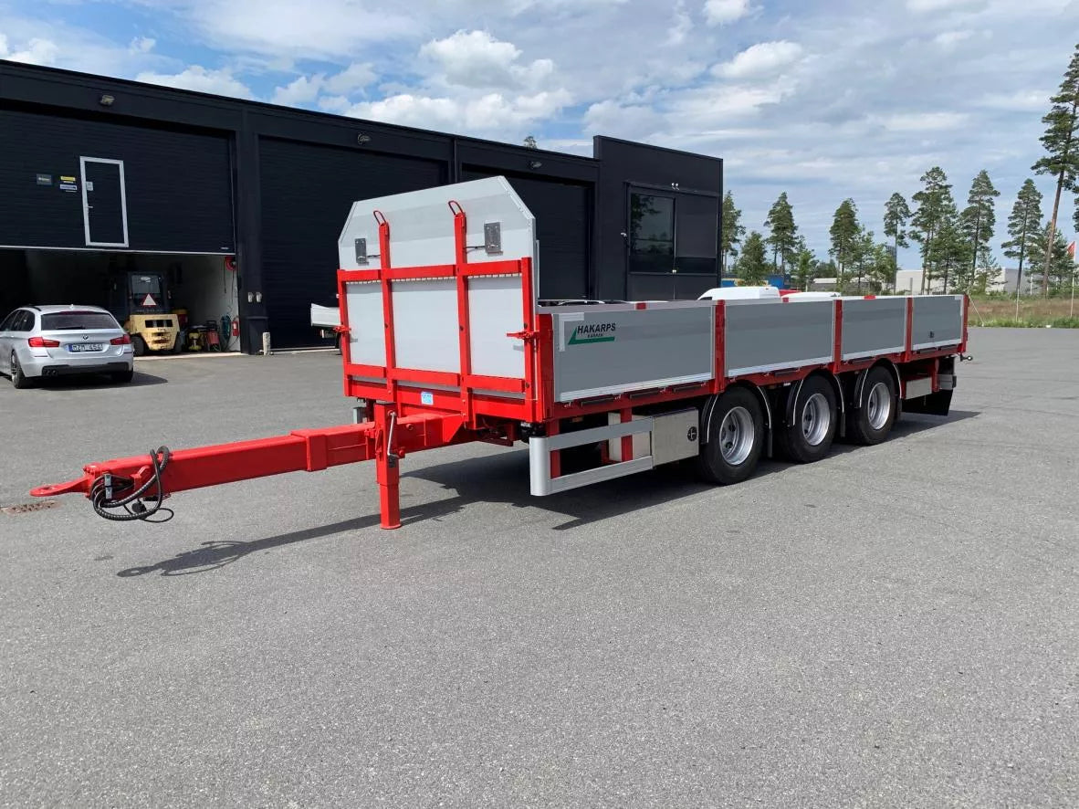 3 axlad 24 tons axlad flakkärra