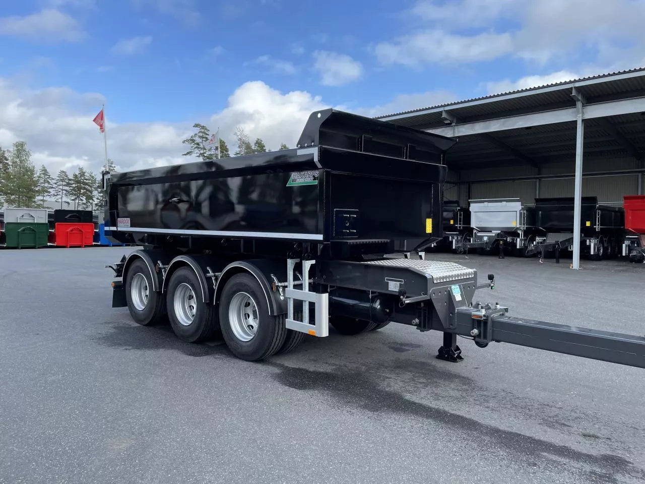 24 tons dumperkärra dubbelmontage