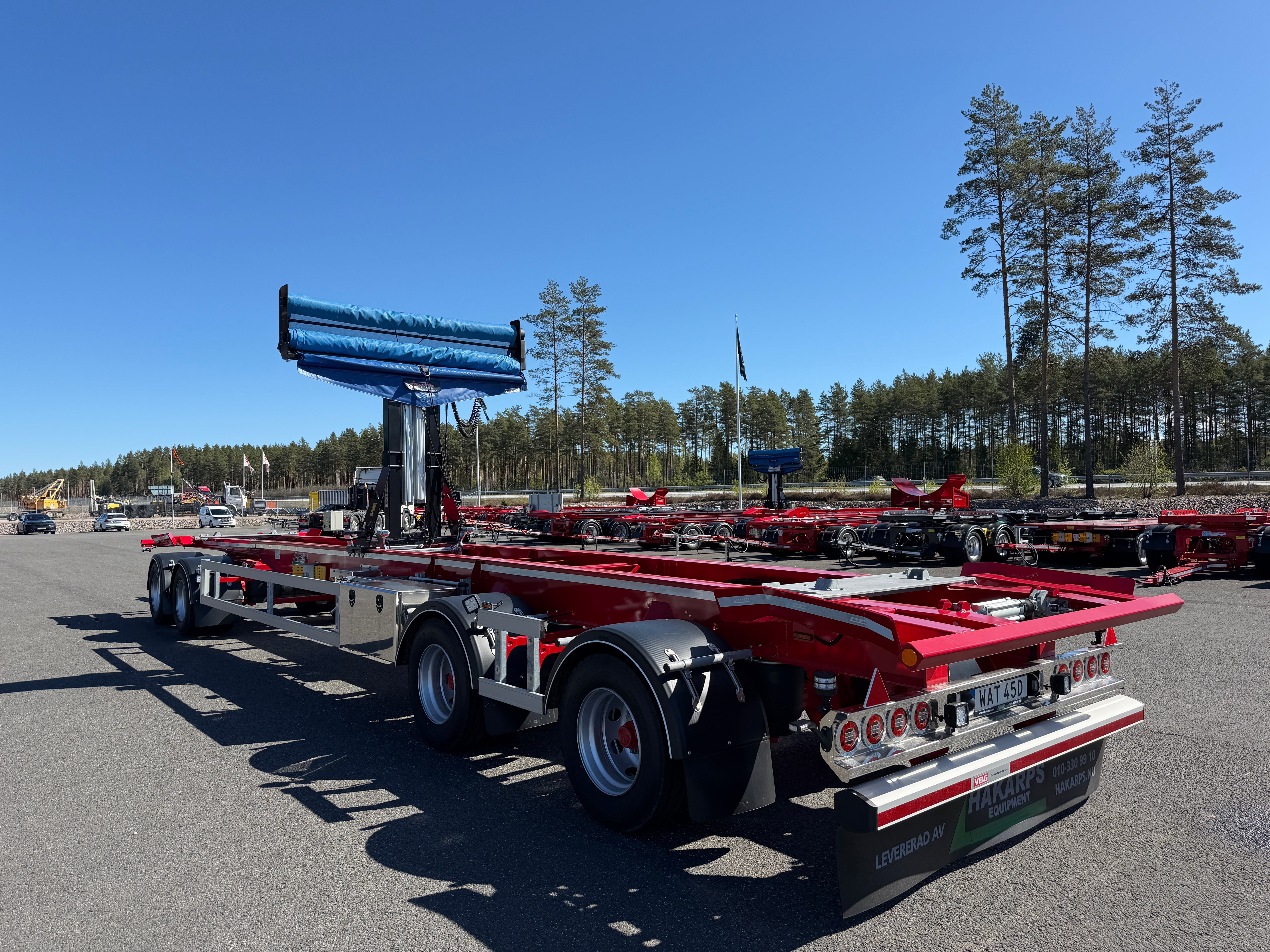 4 axlad 38 tons lastväxlarvagn med HyCover