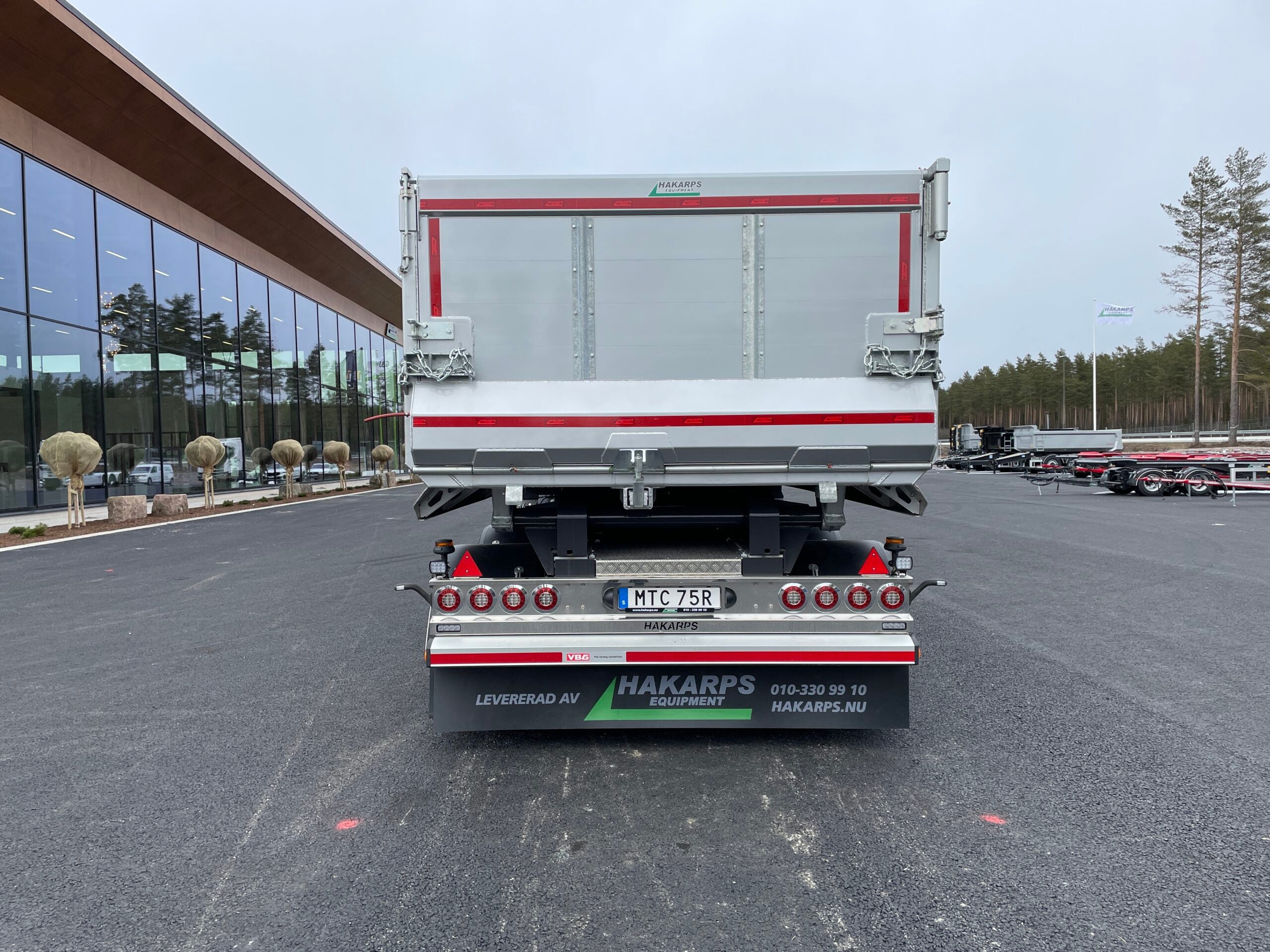 42 tons dumpervagn med låsbar vändkrans + skjutbar boggie
