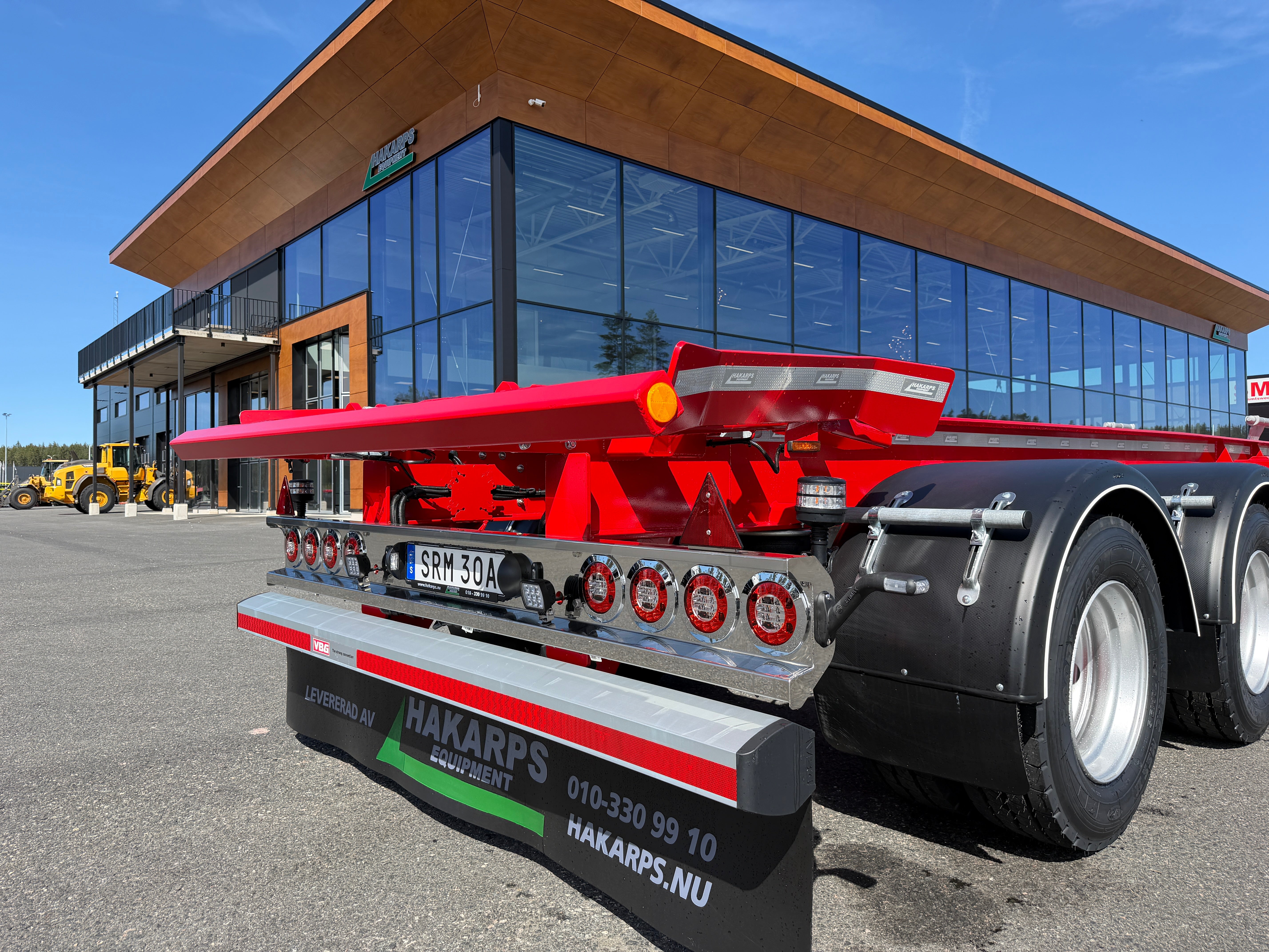 5 axlad 42 tons lastväxlarvagn med glider