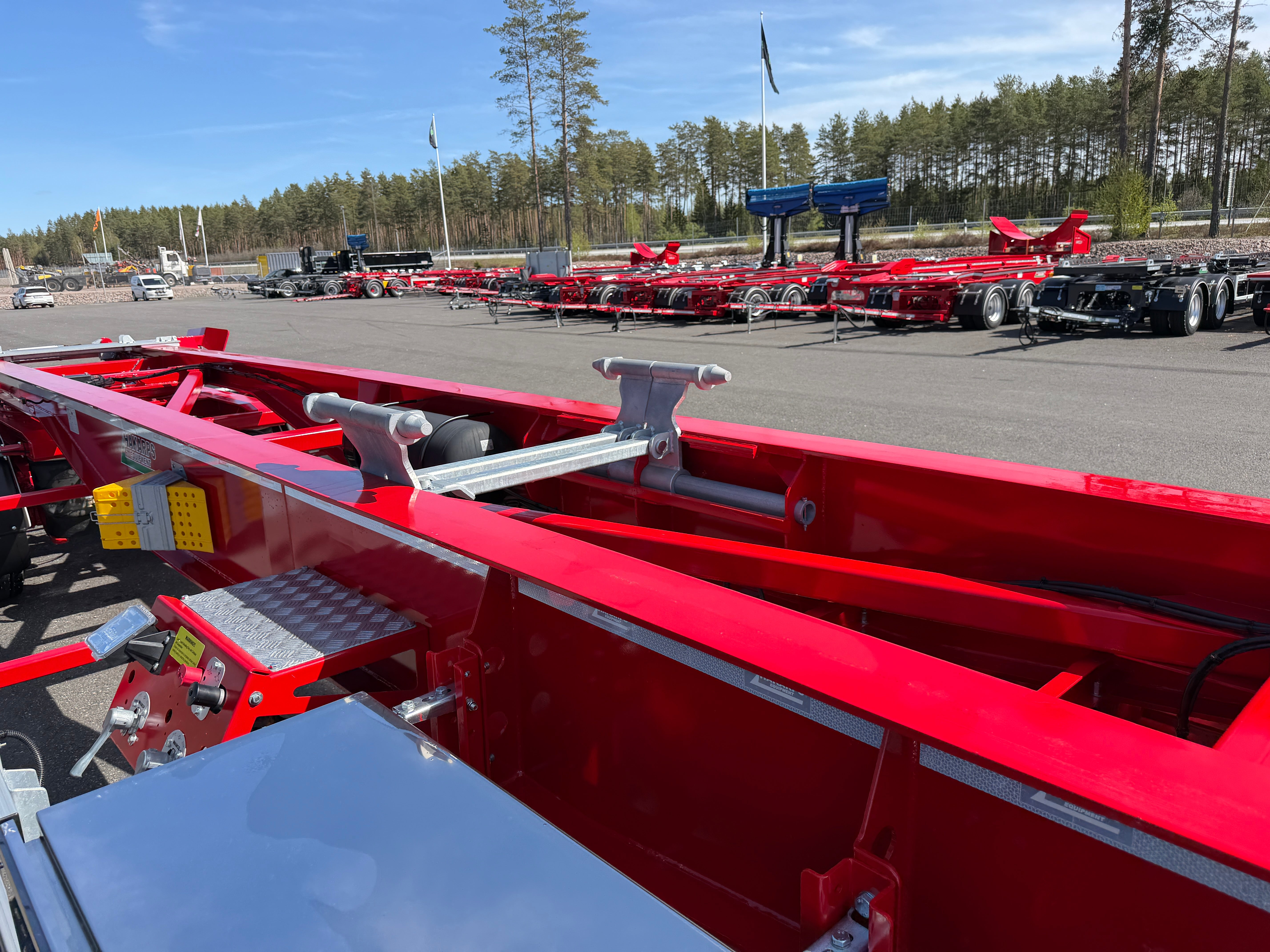 5 axlad 42 tons lastväxlarvagn med glider