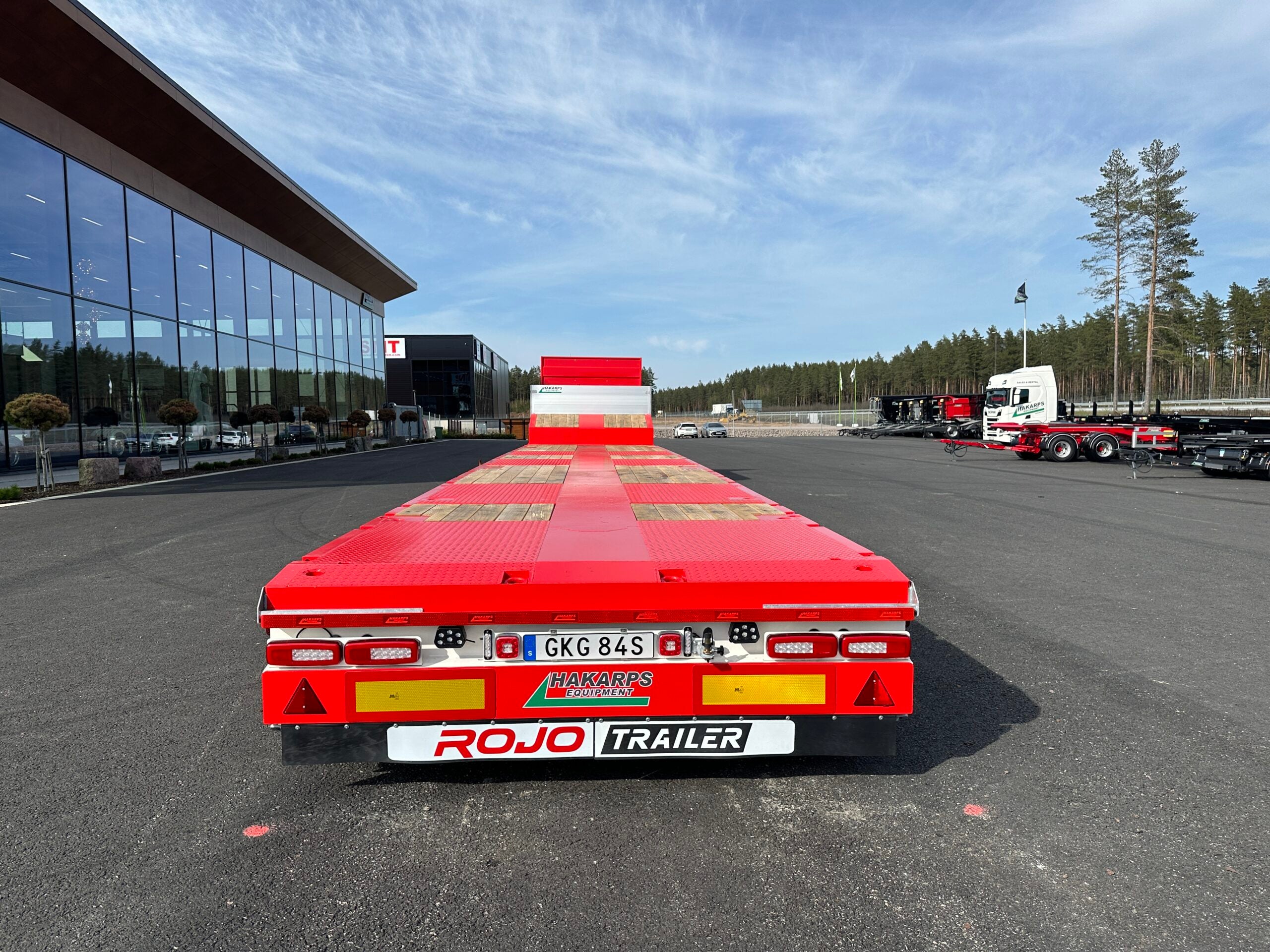 ROJO 4-axlad 18,5m jumbotrailer 9m trombon