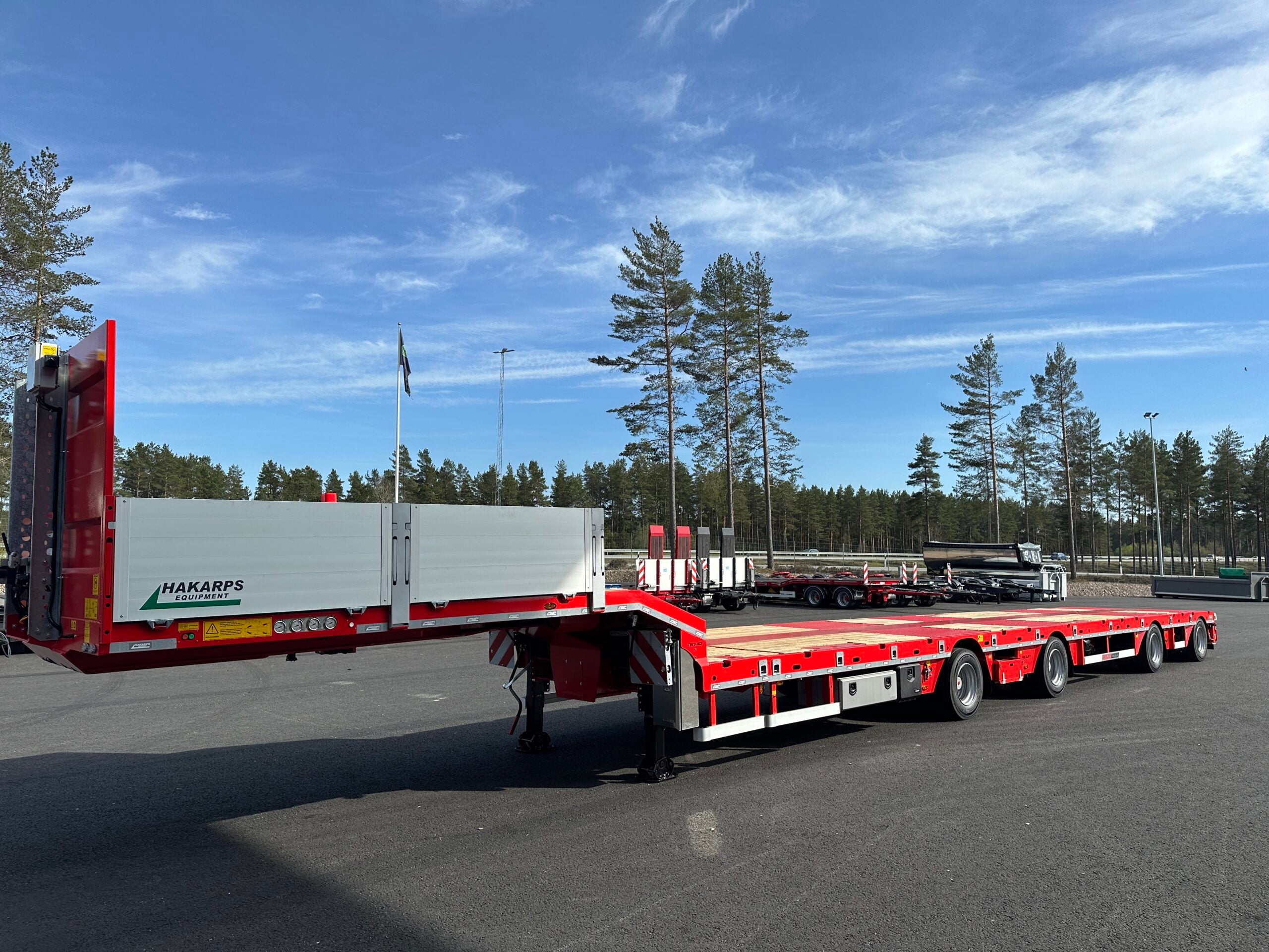 ROJO 4-axlad 18,5m jumbotrailer 9m trombon