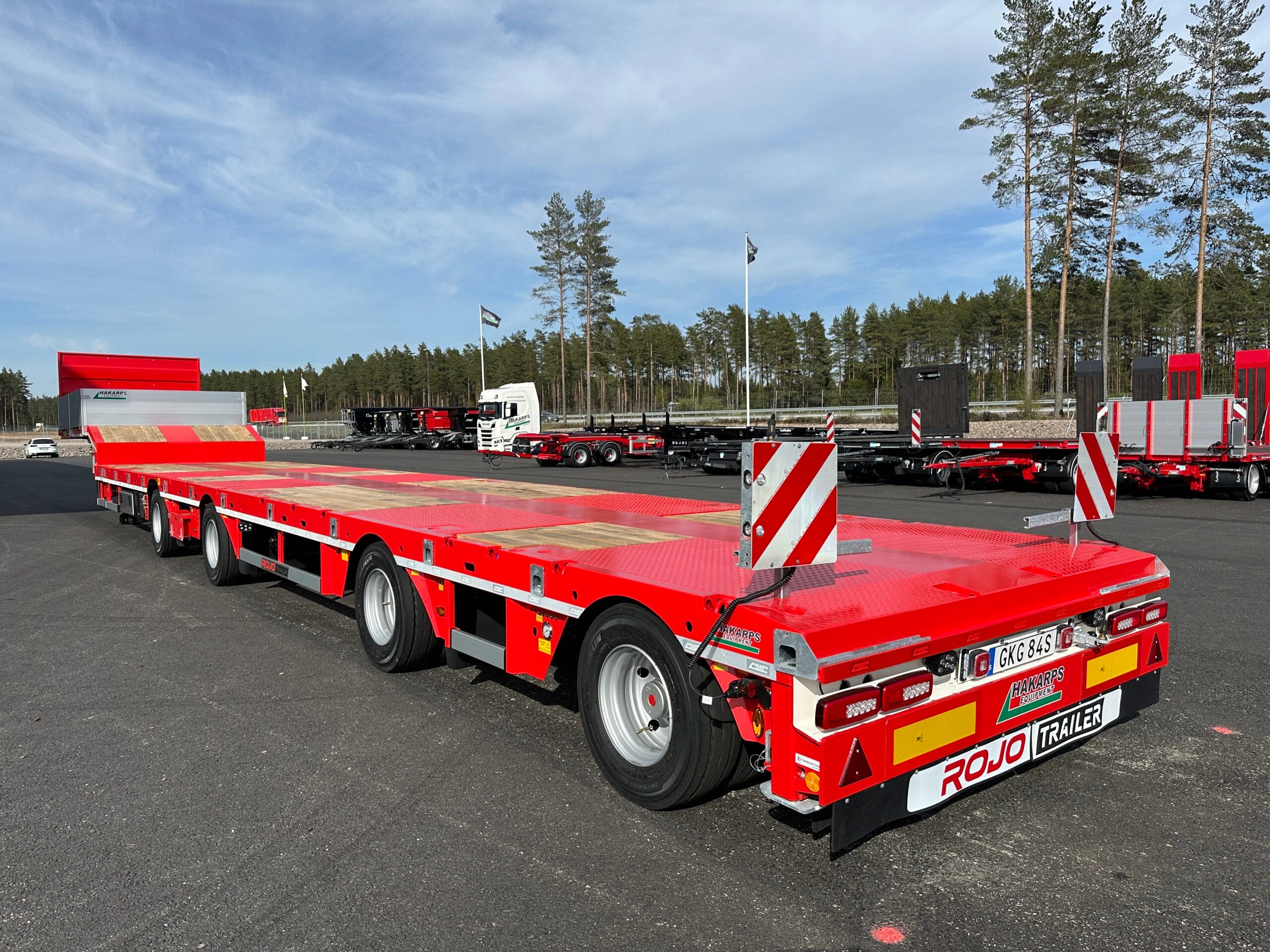 ROJO 4-axlad 18,5m jumbotrailer 9m trombon