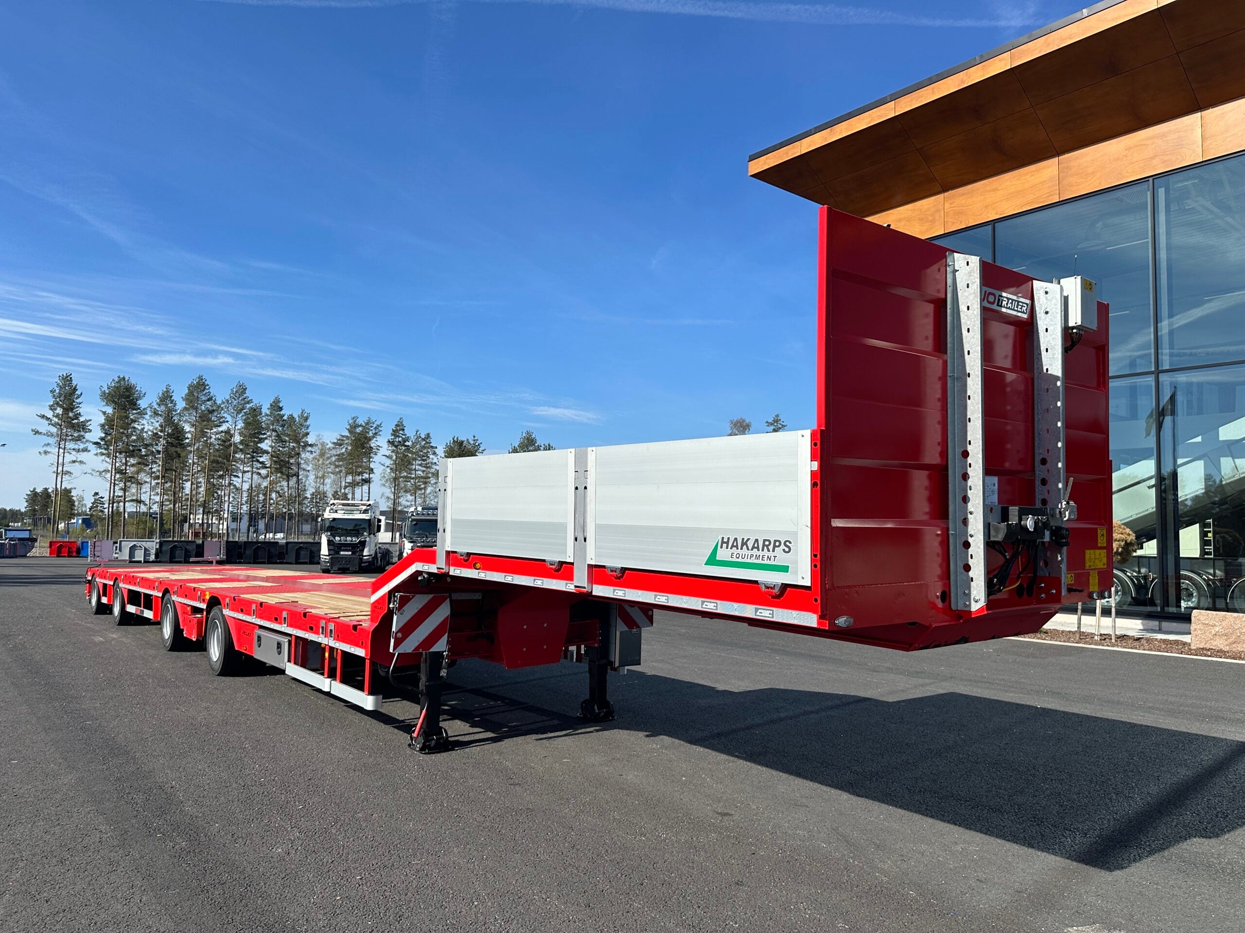 ROJO 4-axlad 18,5m jumbotrailer 9m trombon