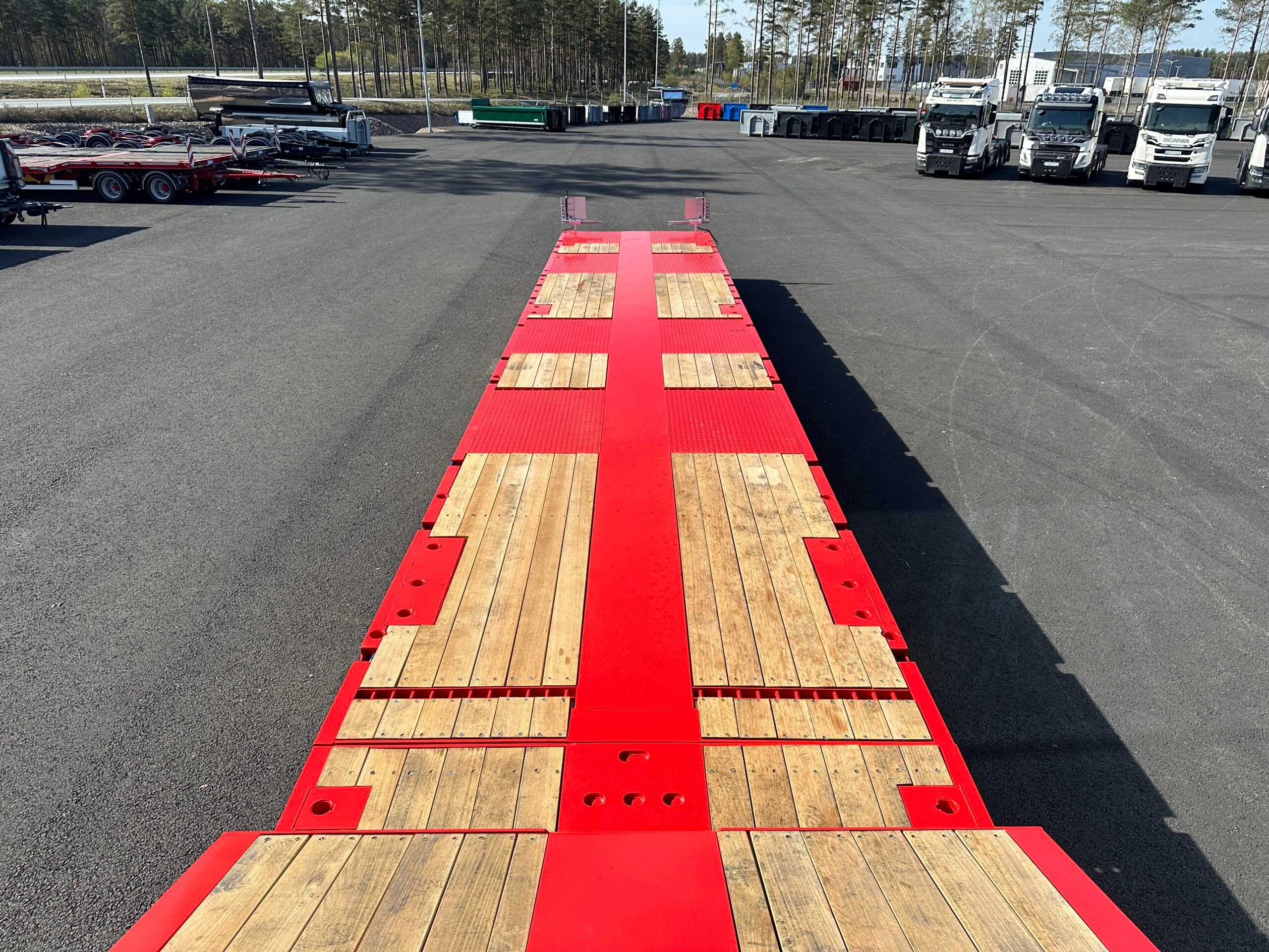 ROJO 4-axlad 18,5m jumbotrailer 9m trombon