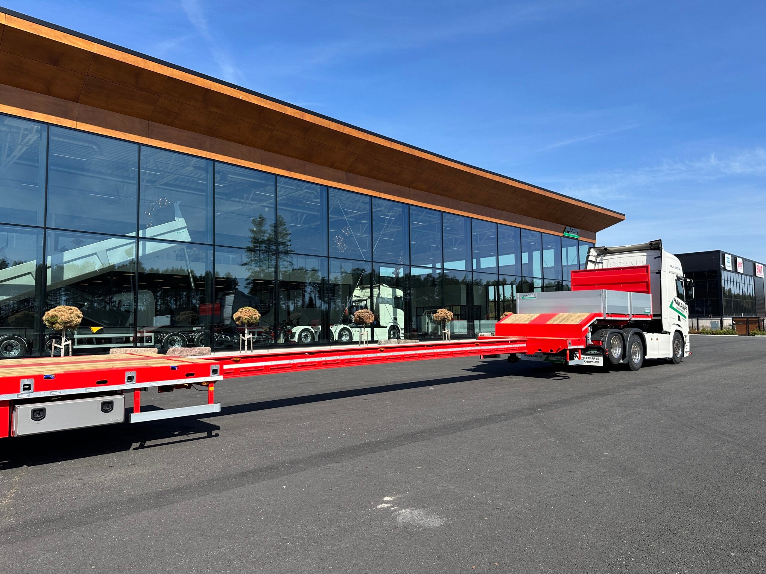 ROJO 4-axlad 18,5m jumbotrailer 9m trombon