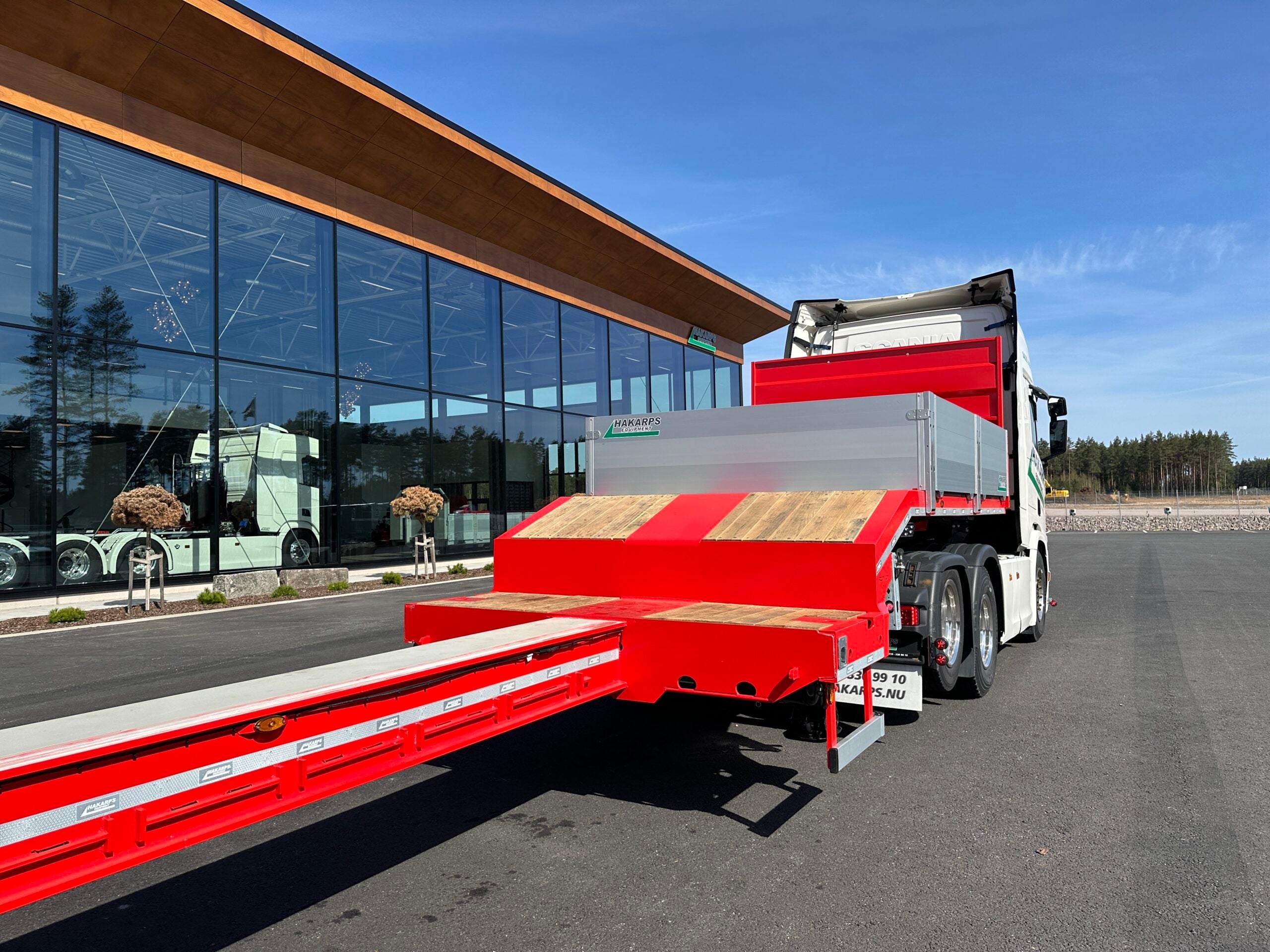 ROJO 4-axlad 18,5m jumbotrailer 9m trombon