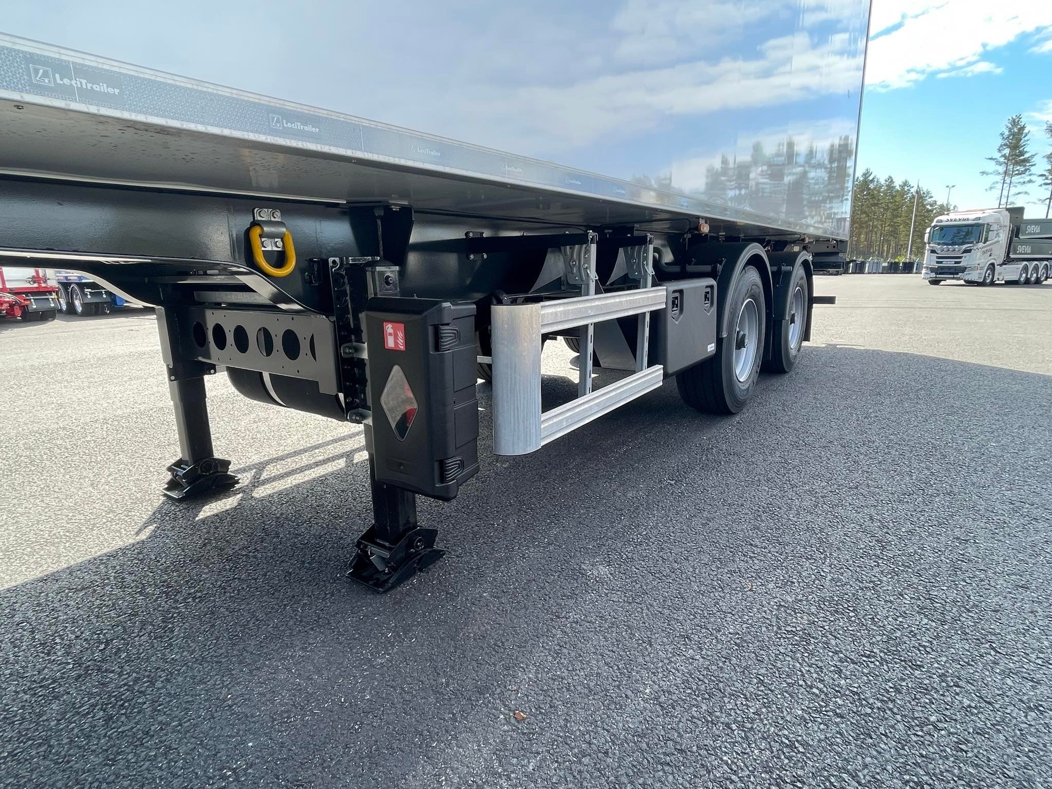 LECI Trailer Citytrailer FRC 27 pall dubbel temp, bommar