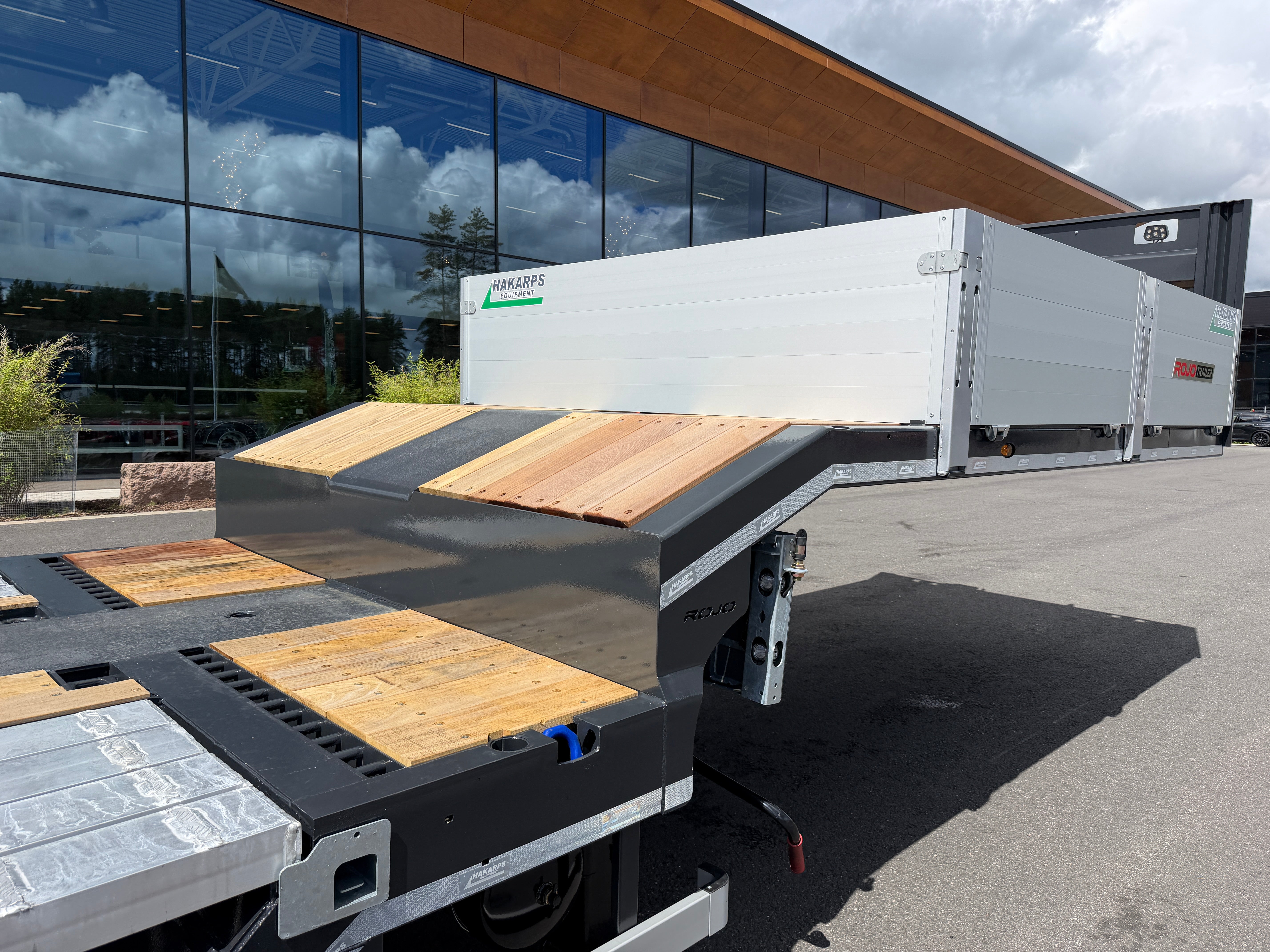 4 axlad ROJO 18,5m jumbotrailer med hjulfickor 38 tons skattevikt