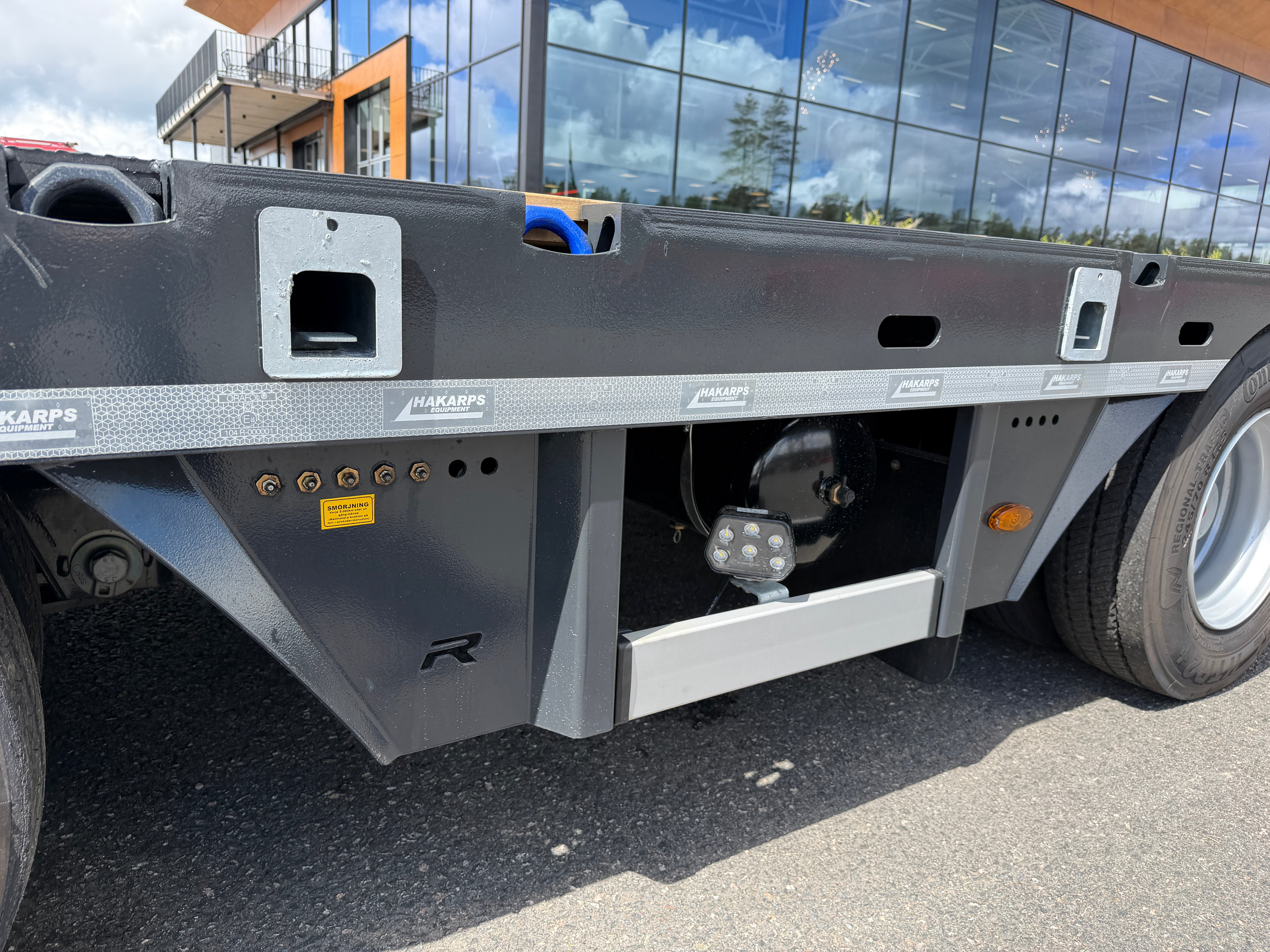 4 axlad ROJO 18,5m jumbotrailer med hjulfickor 38 tons skattevikt