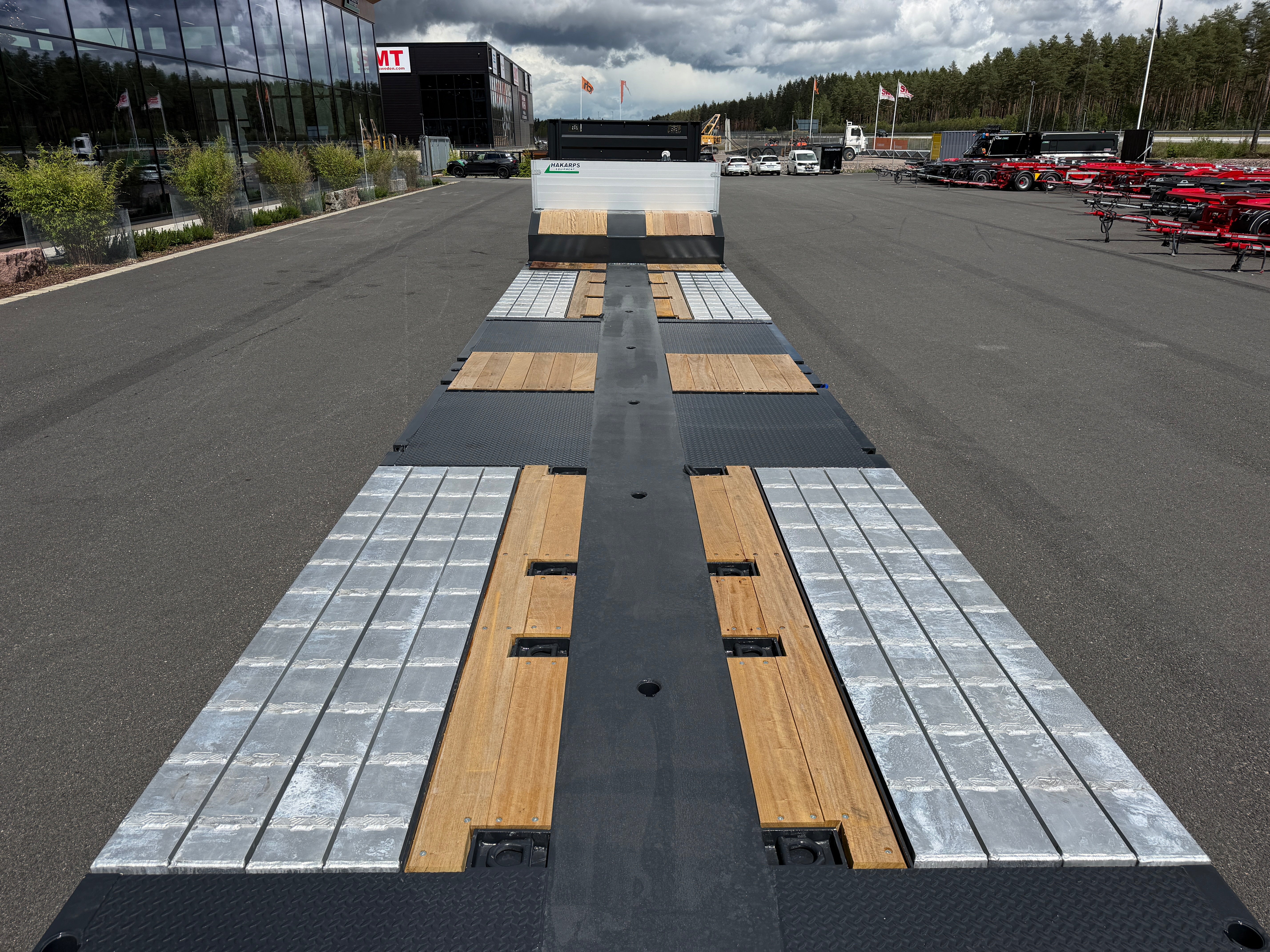 4 axlad ROJO 18,5m jumbotrailer med hjulfickor 38 tons skattevikt
