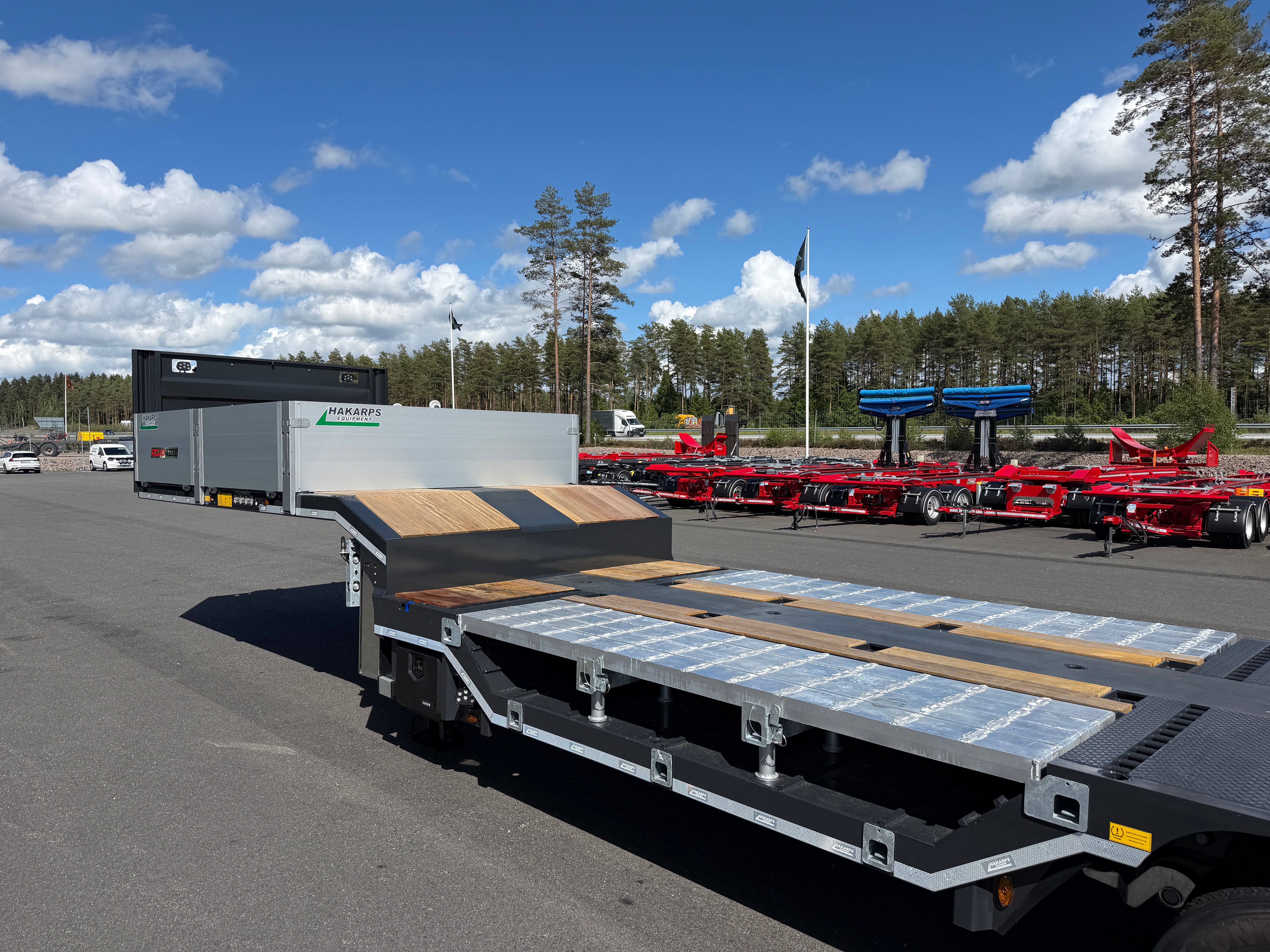 4 axlad ROJO 18,5m jumbotrailer med hjulfickor 38 tons skattevikt
