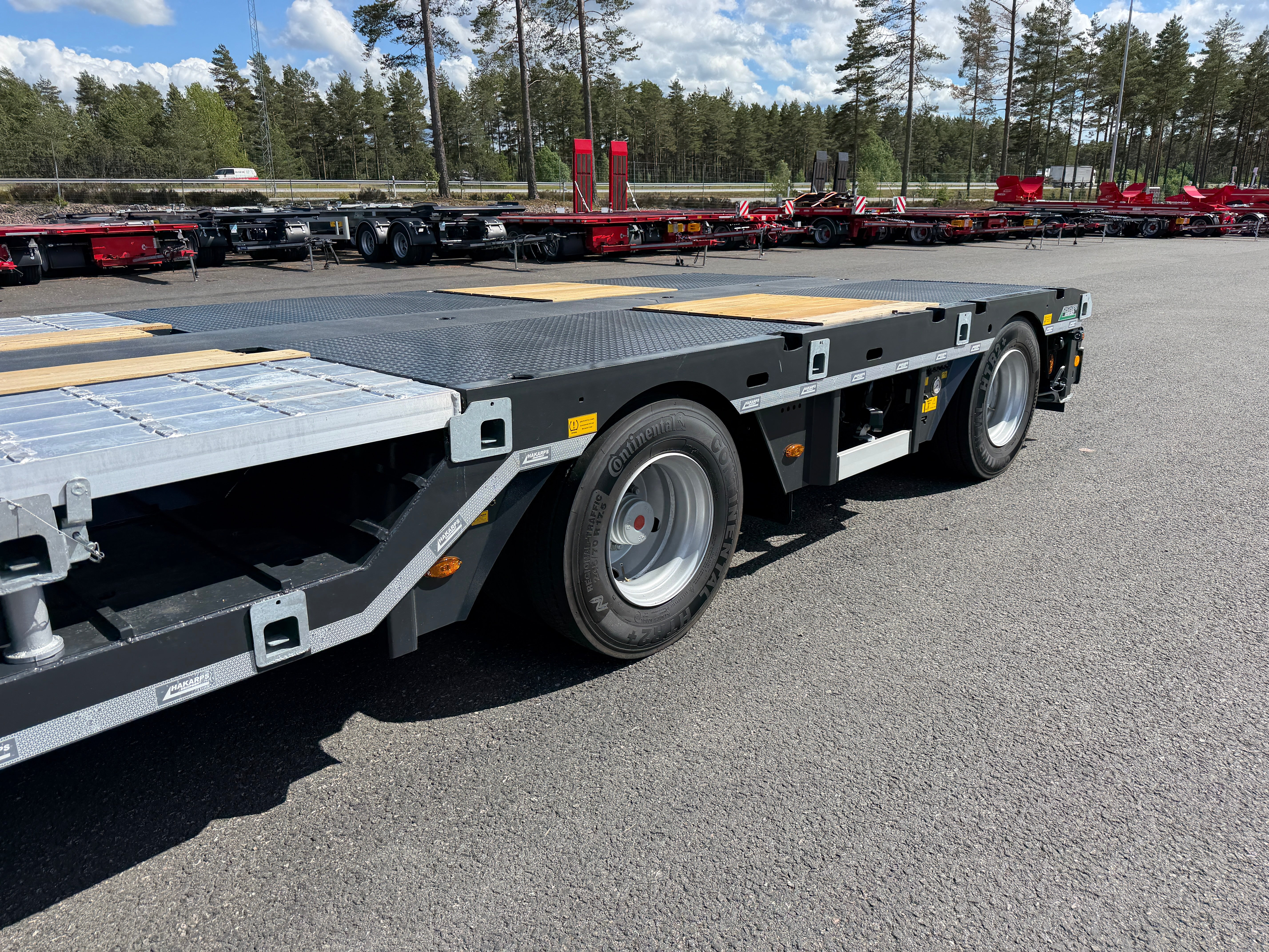 4 axlad ROJO 18,5m jumbotrailer med hjulfickor 38 tons skattevikt