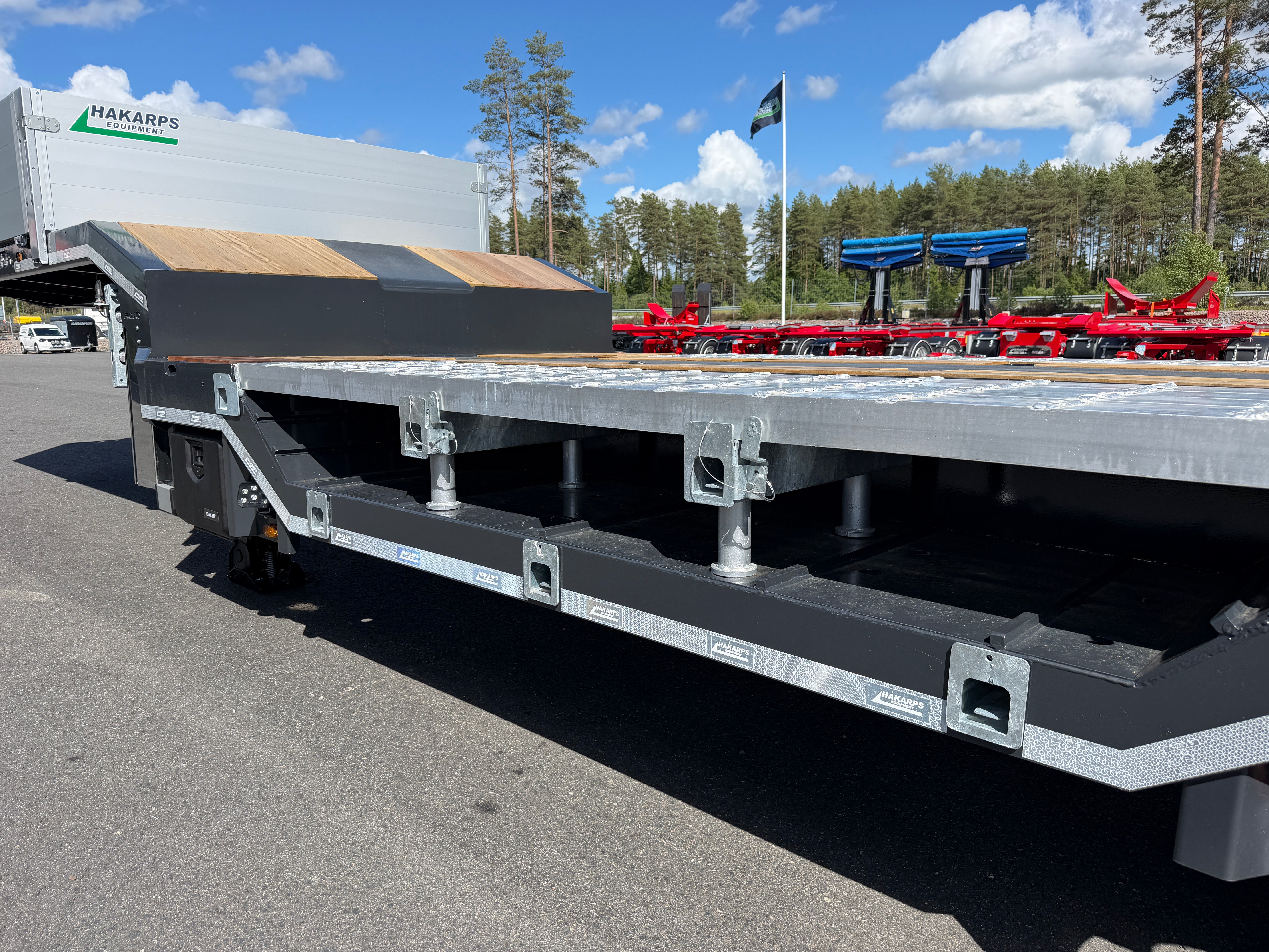 4 axlad ROJO 18,5m jumbotrailer med hjulfickor 38 tons skattevikt