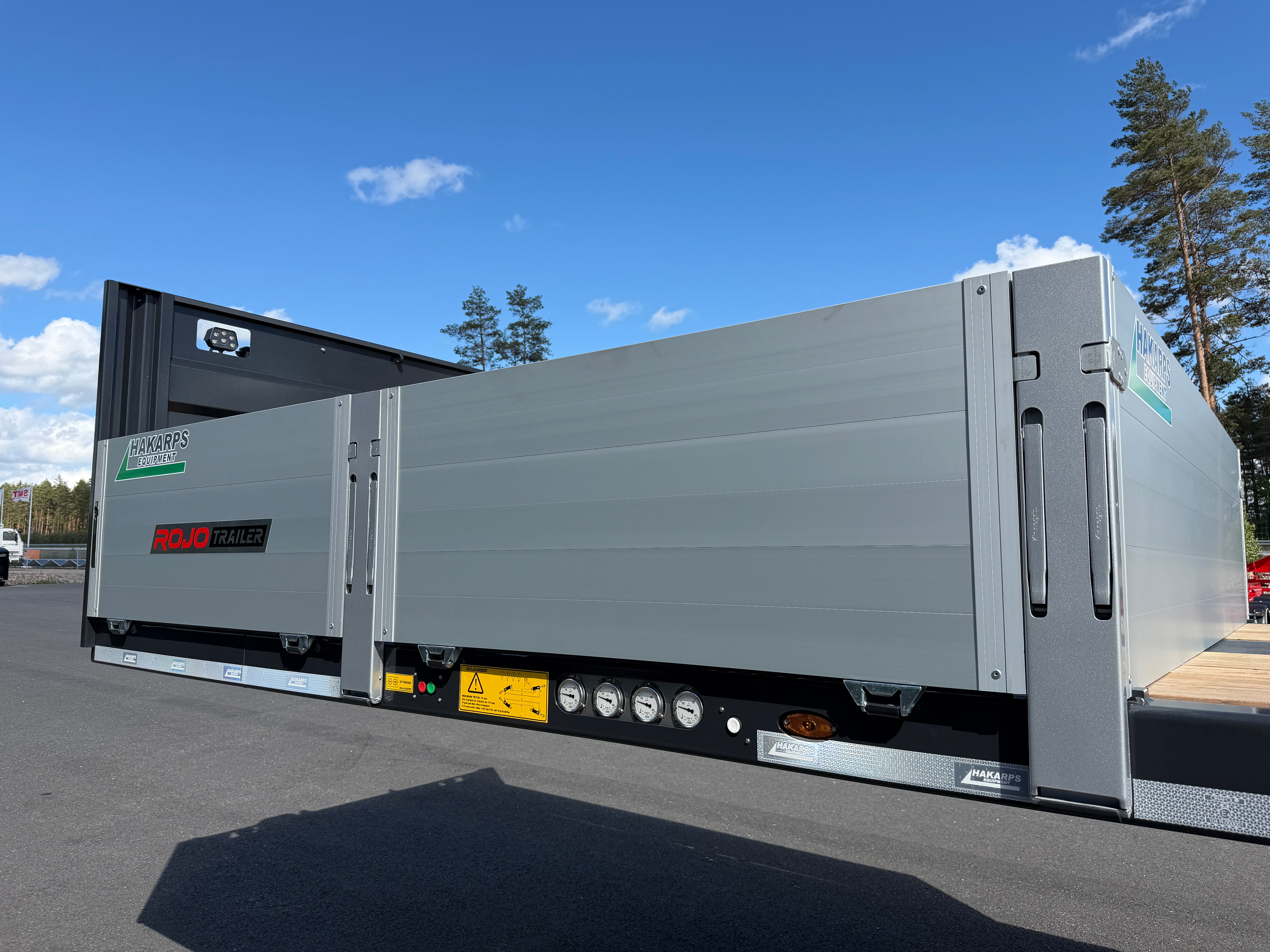 4 axlad ROJO 18,5m jumbotrailer med hjulfickor 38 tons skattevikt