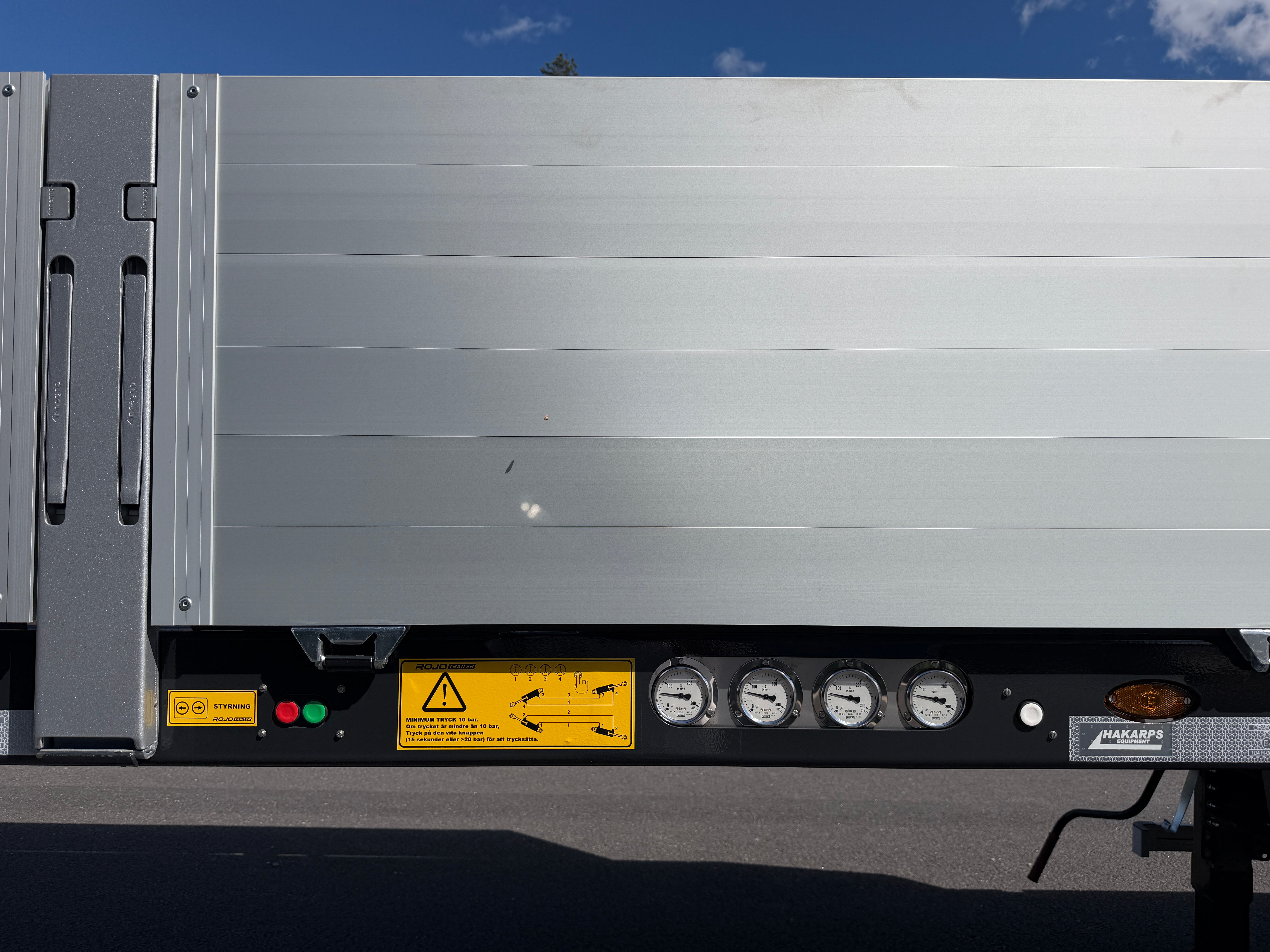 4 axlad ROJO 18,5m jumbotrailer med hjulfickor 38 tons skattevikt