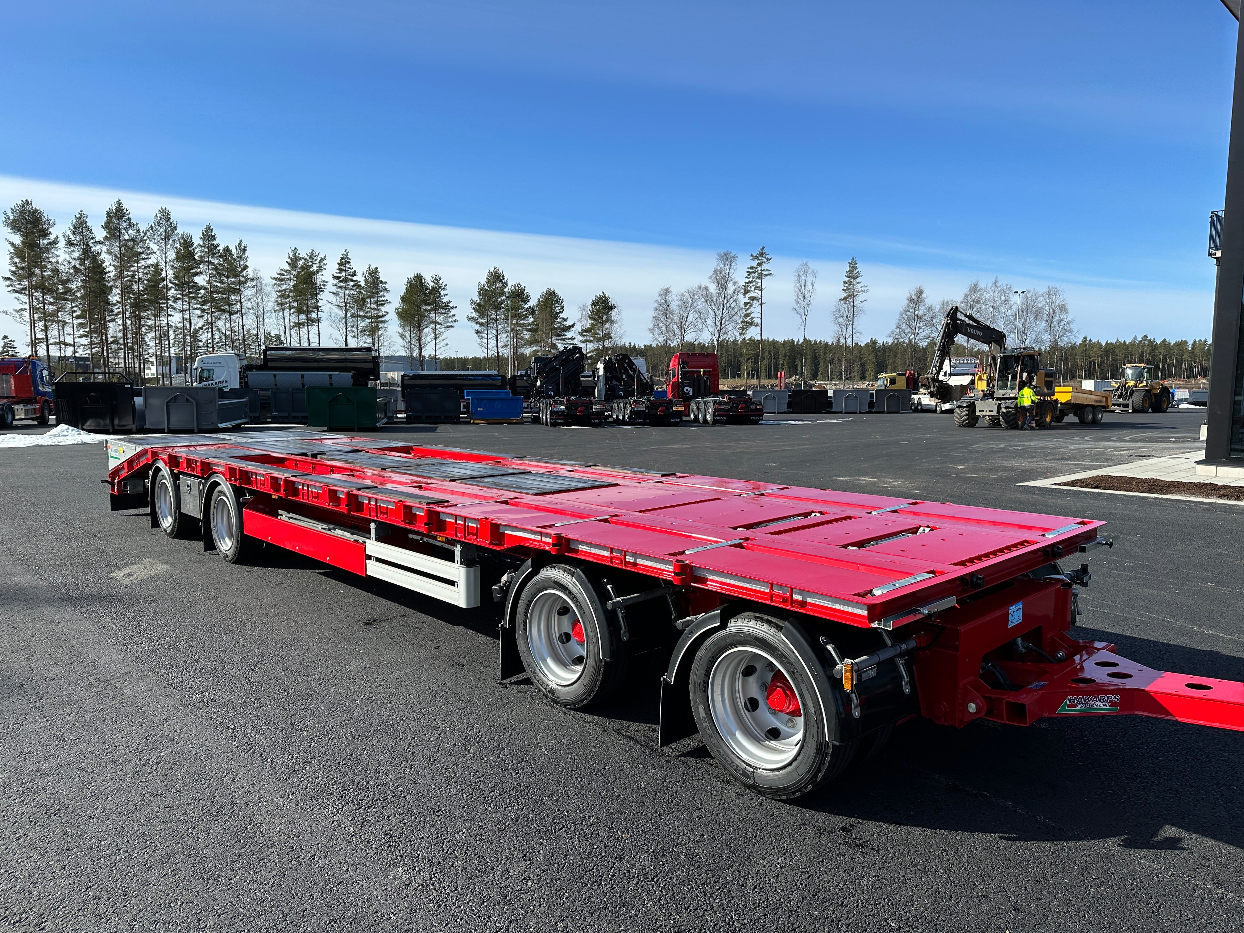 4 axlad 38 tons kombivagn för 1 flak