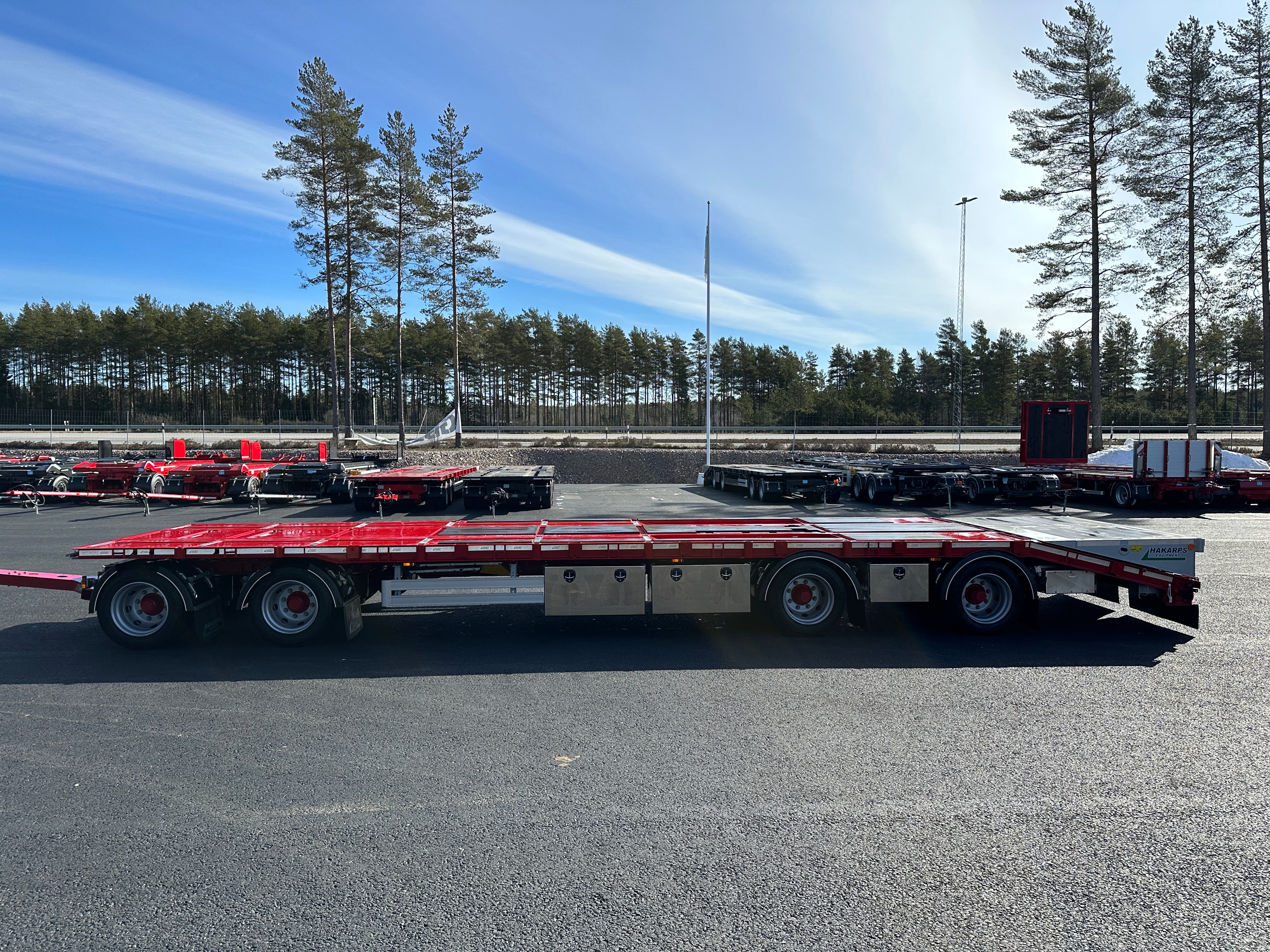 4 axlad 38 tons kombivagn för 1 flak