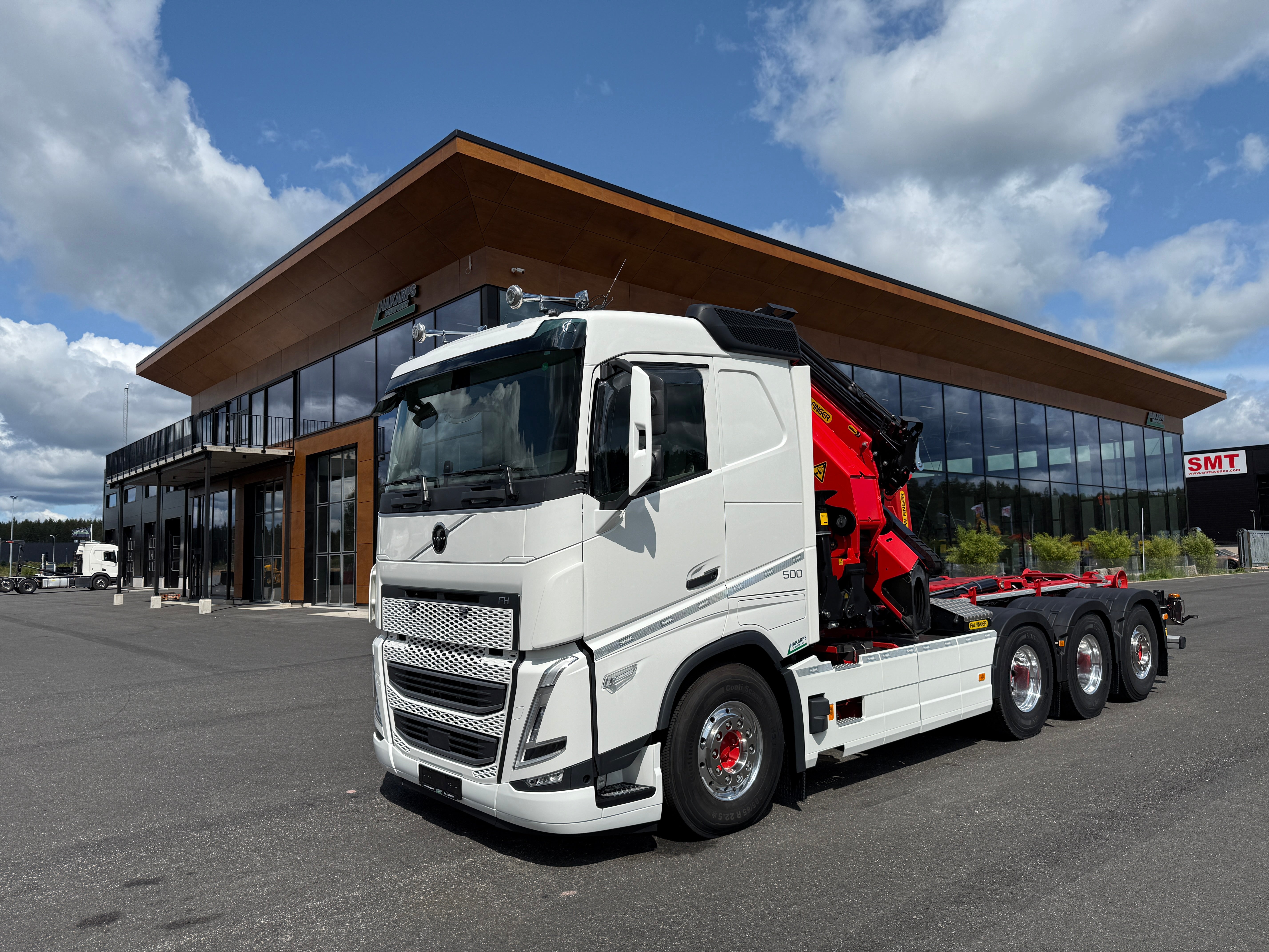 Volvo FH13 500 tridem kranväxlare Palfinger PK42002 SH + jibb