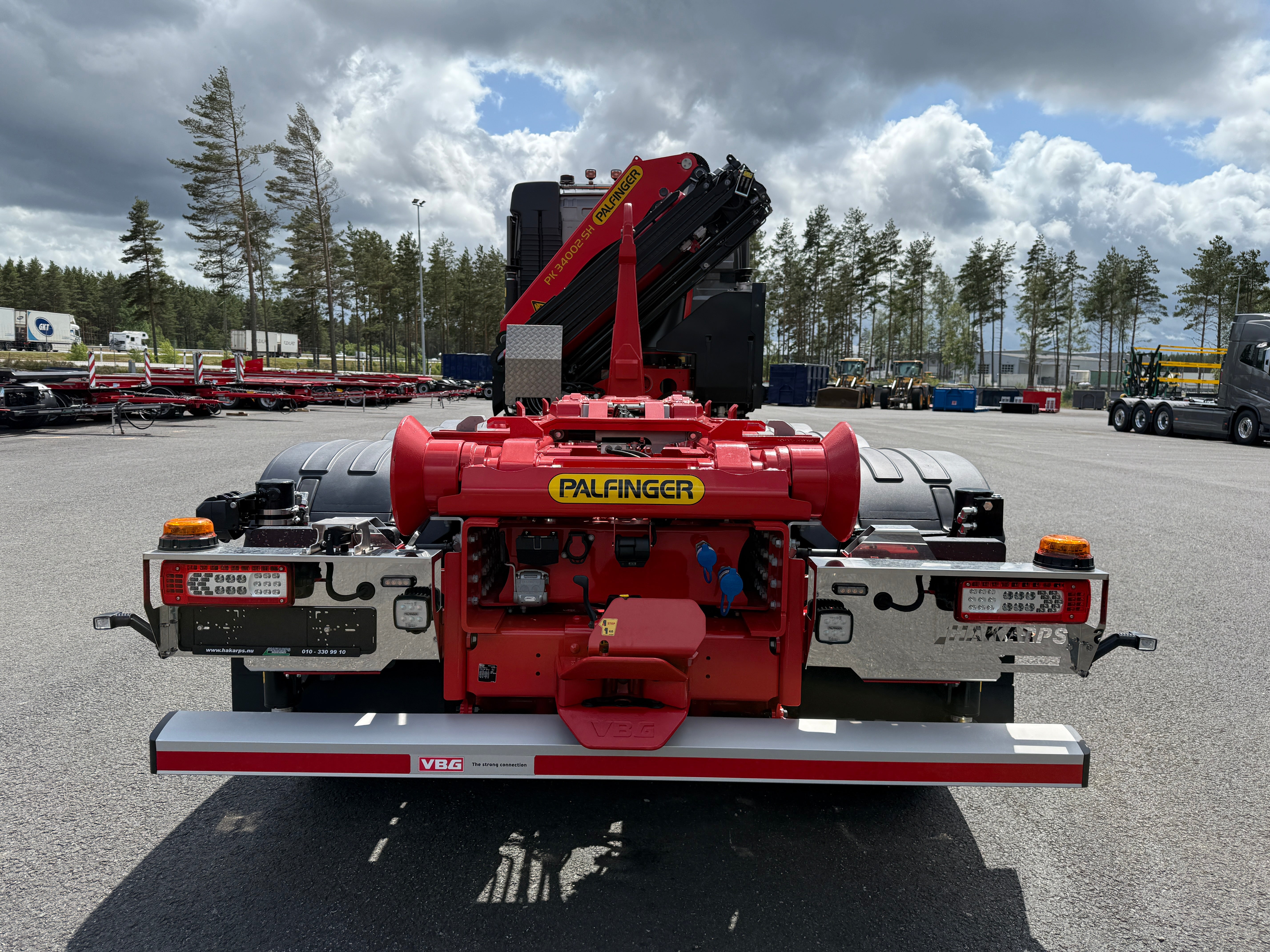 Volvo FH13 500 tridem kranväxlare Palfinger PK34002 SH