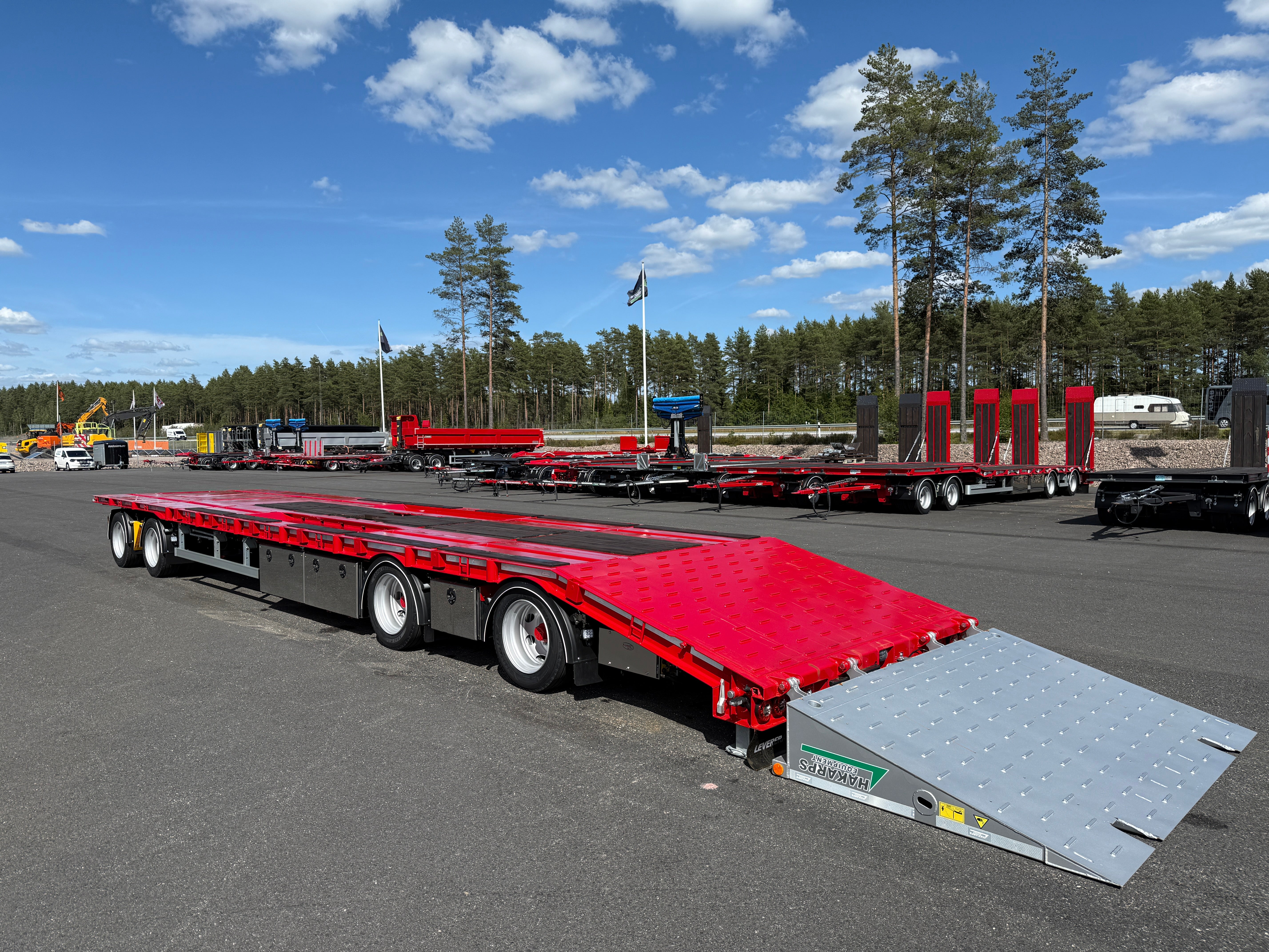 4 axlad 38 tons kombivagn för 2 flak