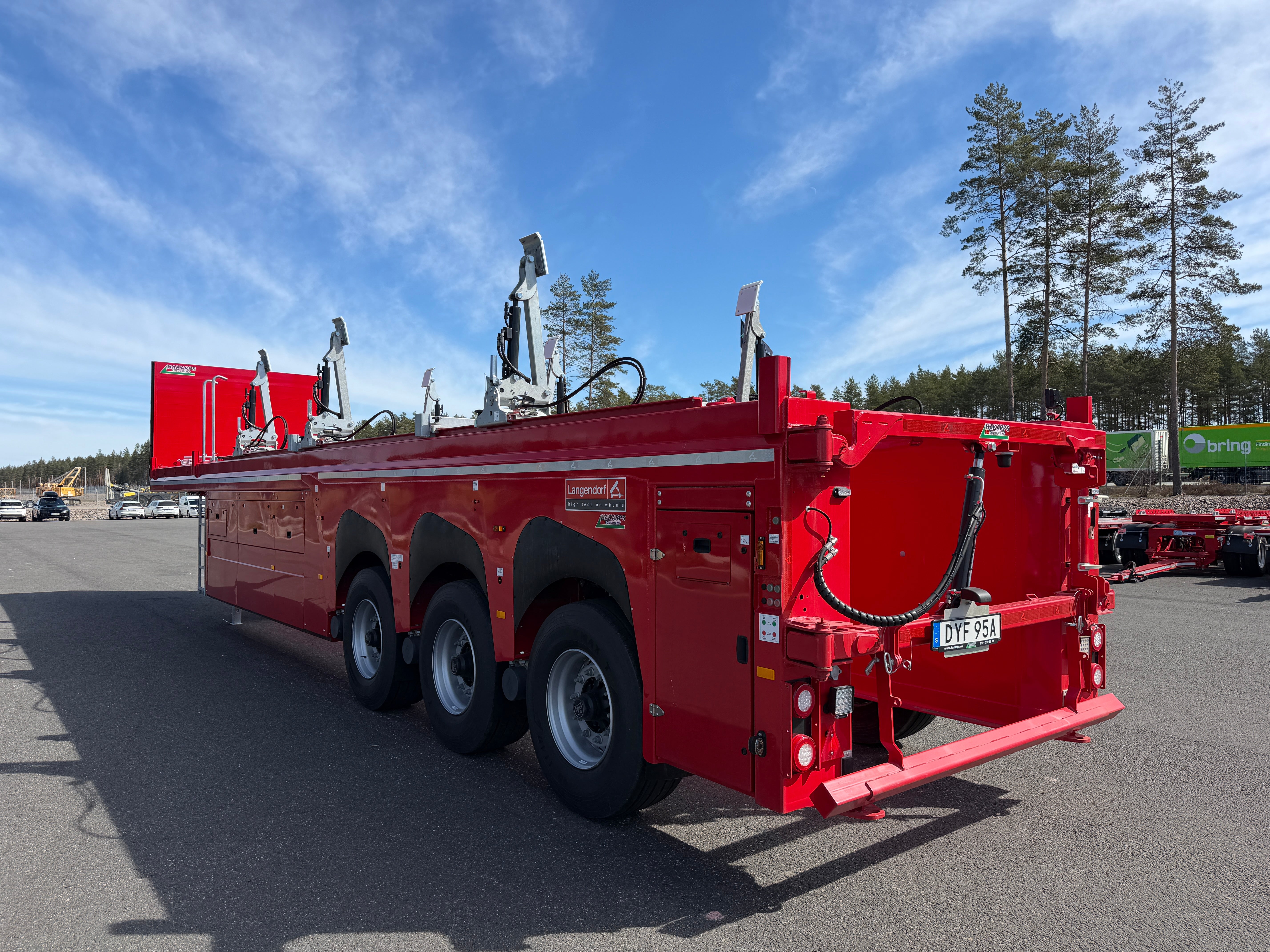 Langendorf 3 axlad bygeltrailer