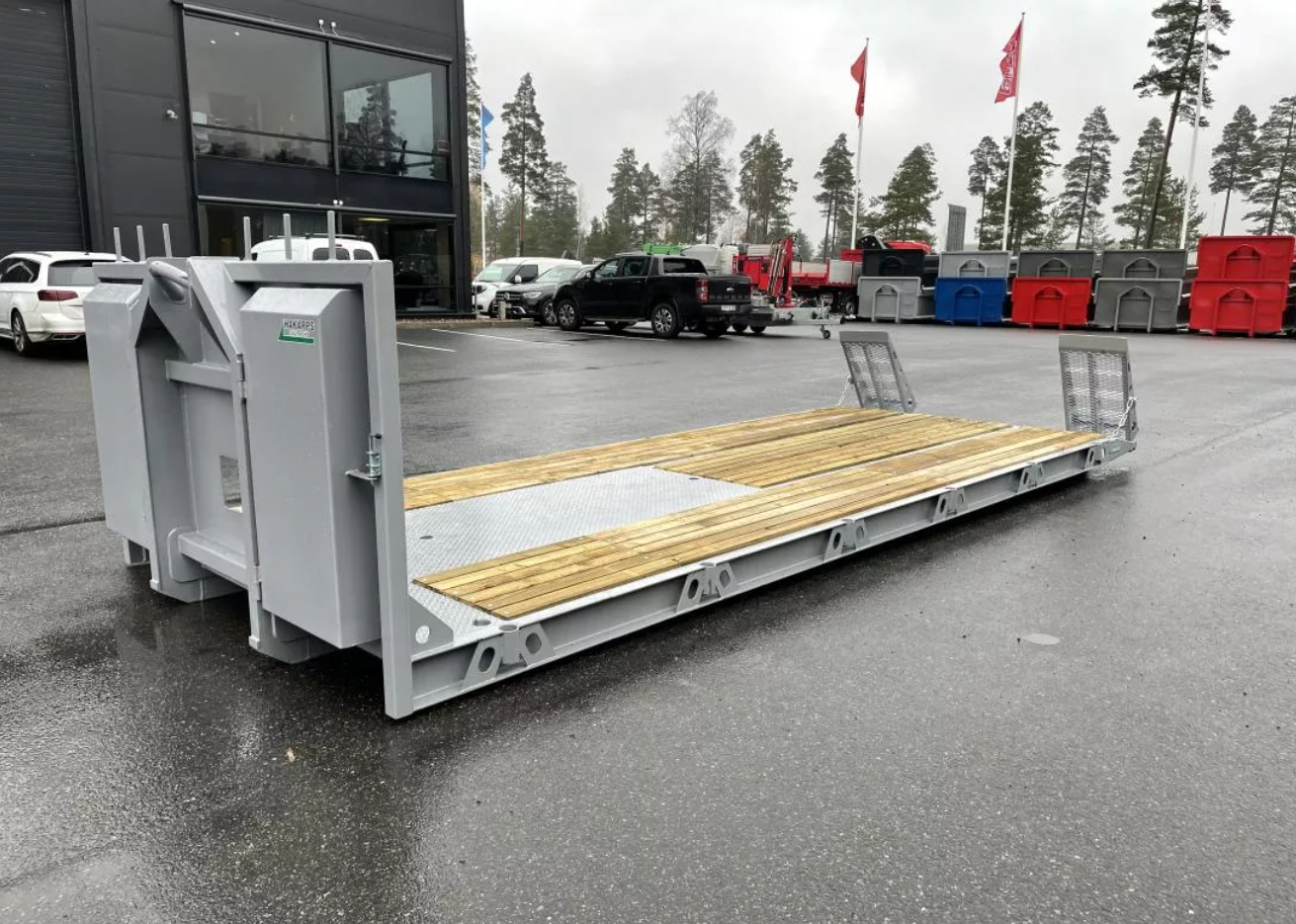 Maskinflak med lösa ramper