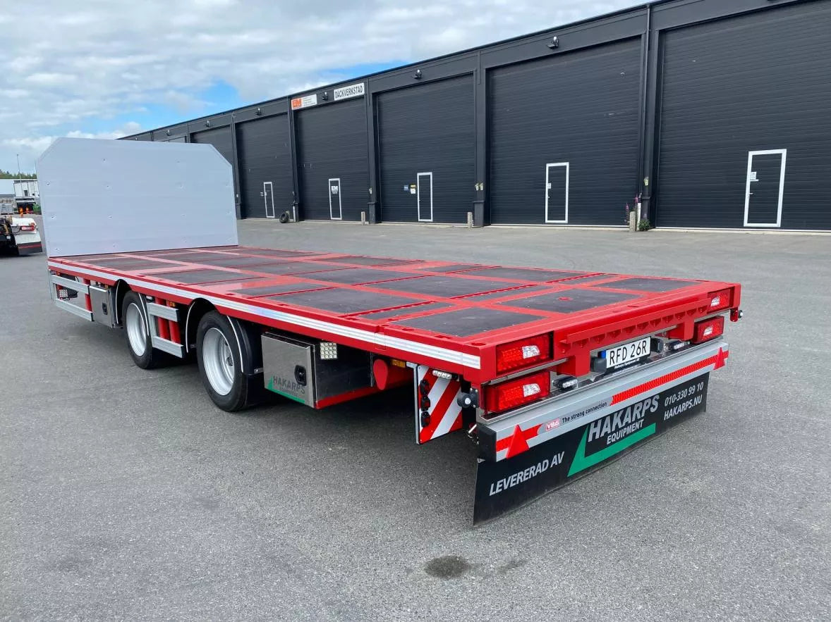 2 axlad 20 tons bodkärra