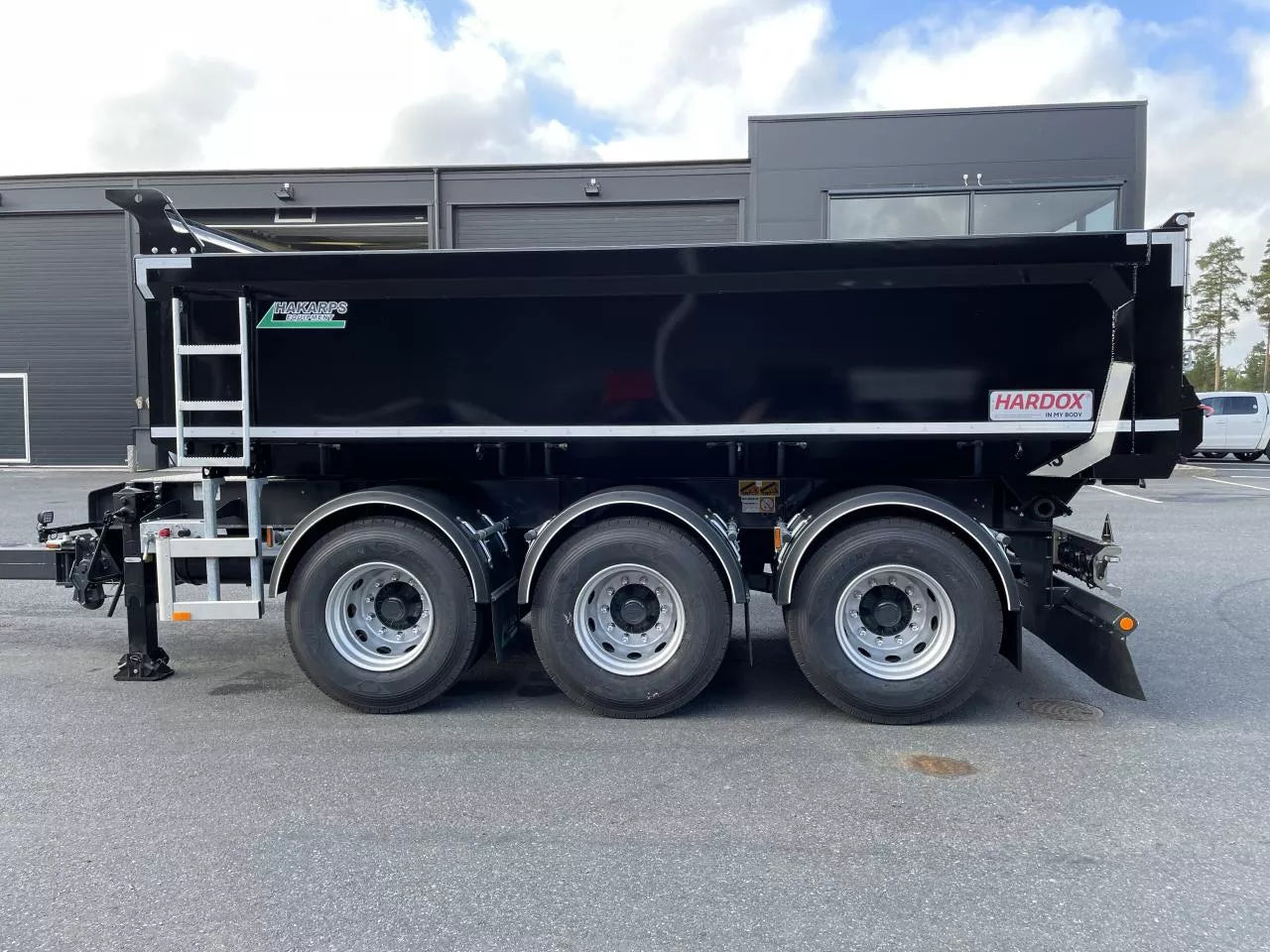 24 tons dumperkärra dubbelmontage