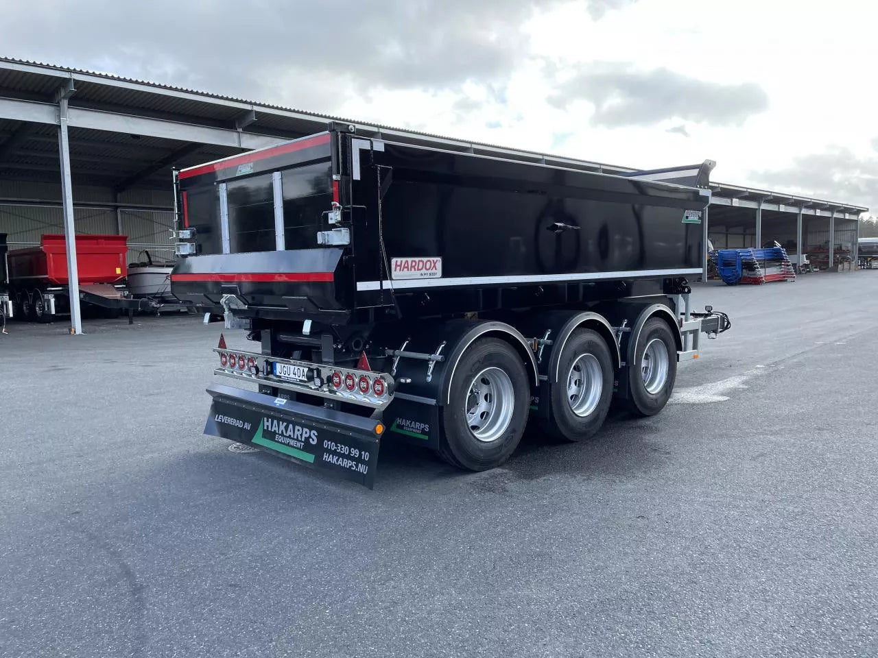 24 tons dumperkärra dubbelmontage