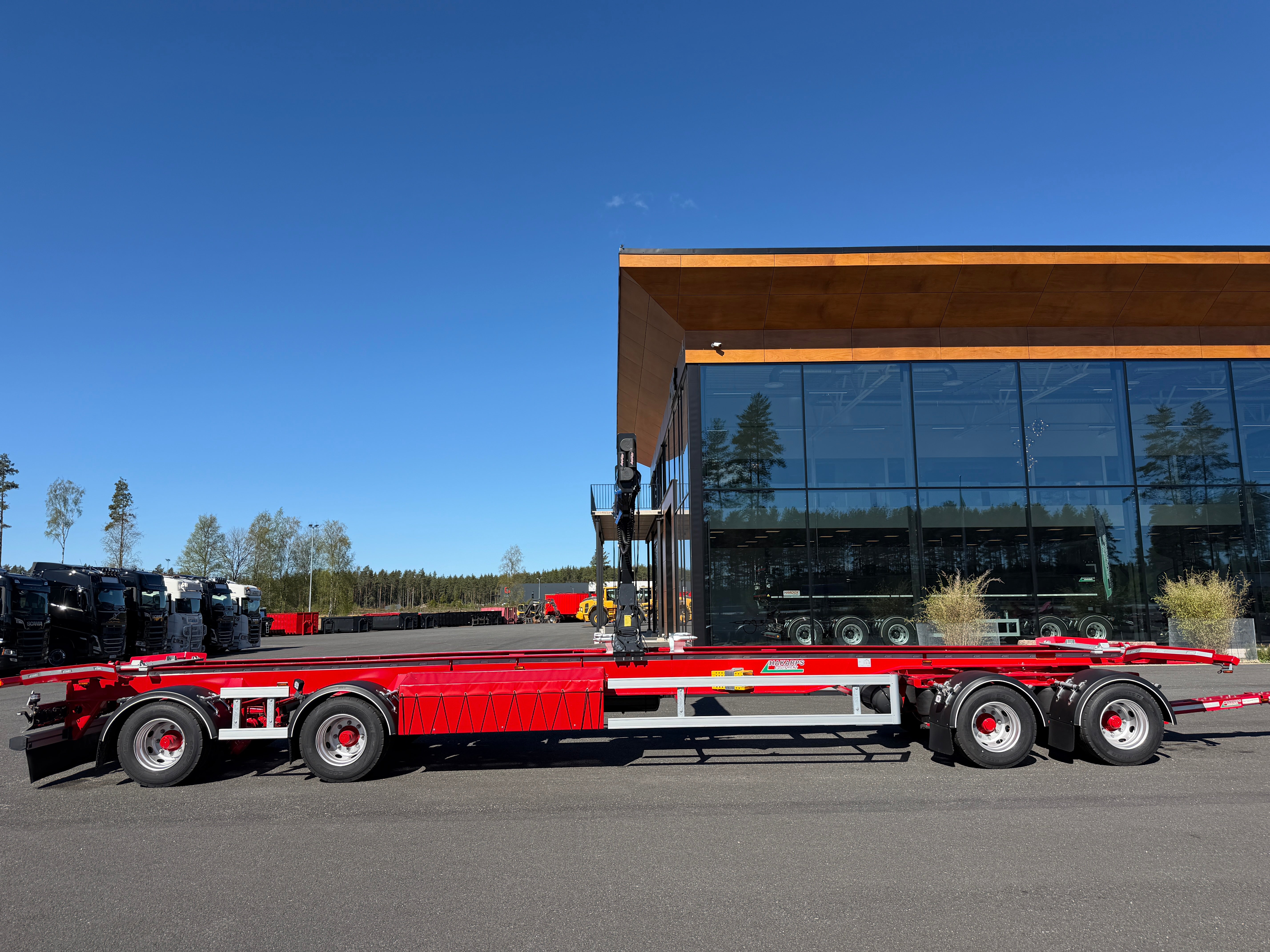 4 axlad 38 tons lastväxlarvagn med HyCover