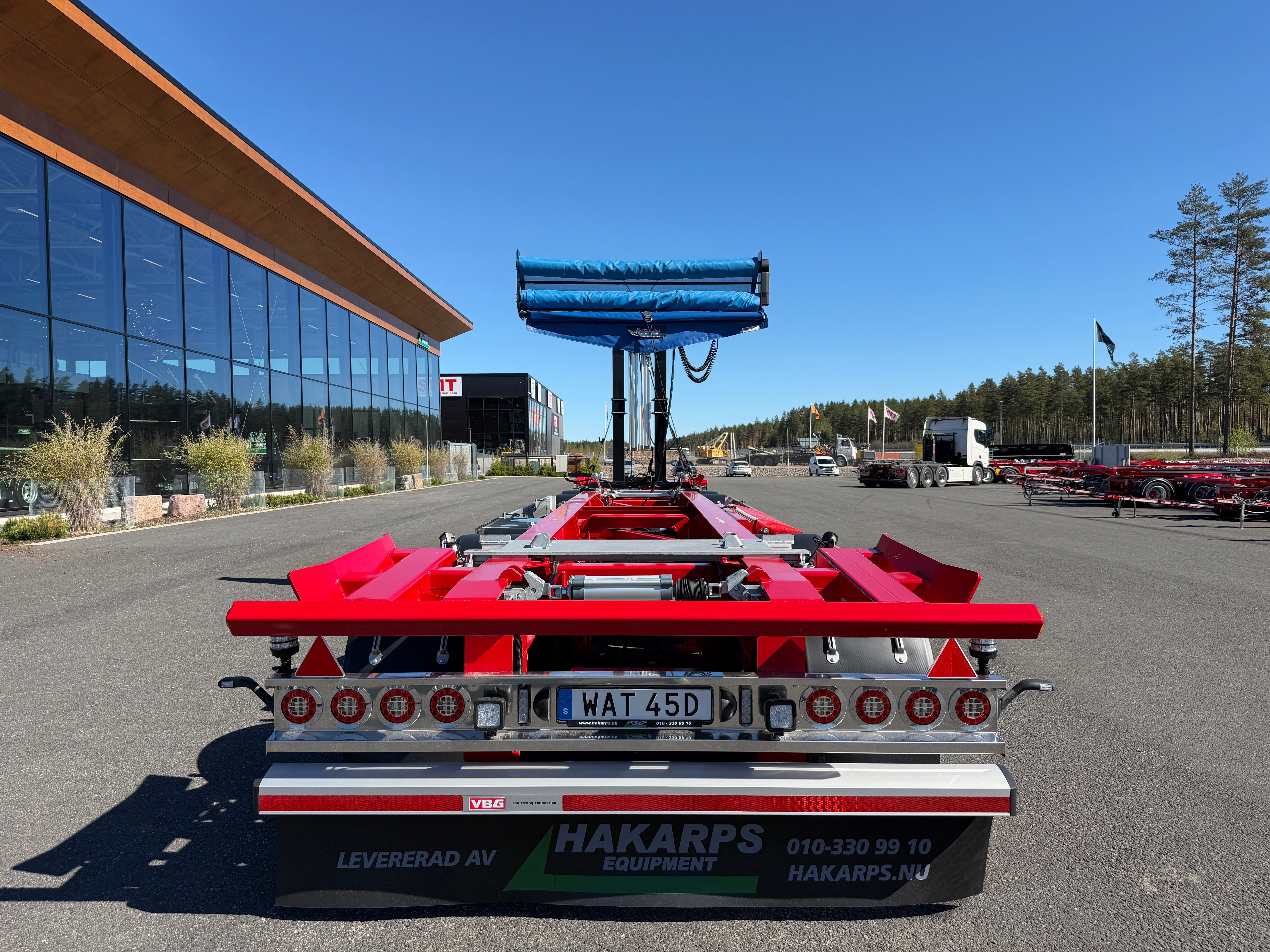 4 axlad 38 tons lastväxlarvagn med HyCover
