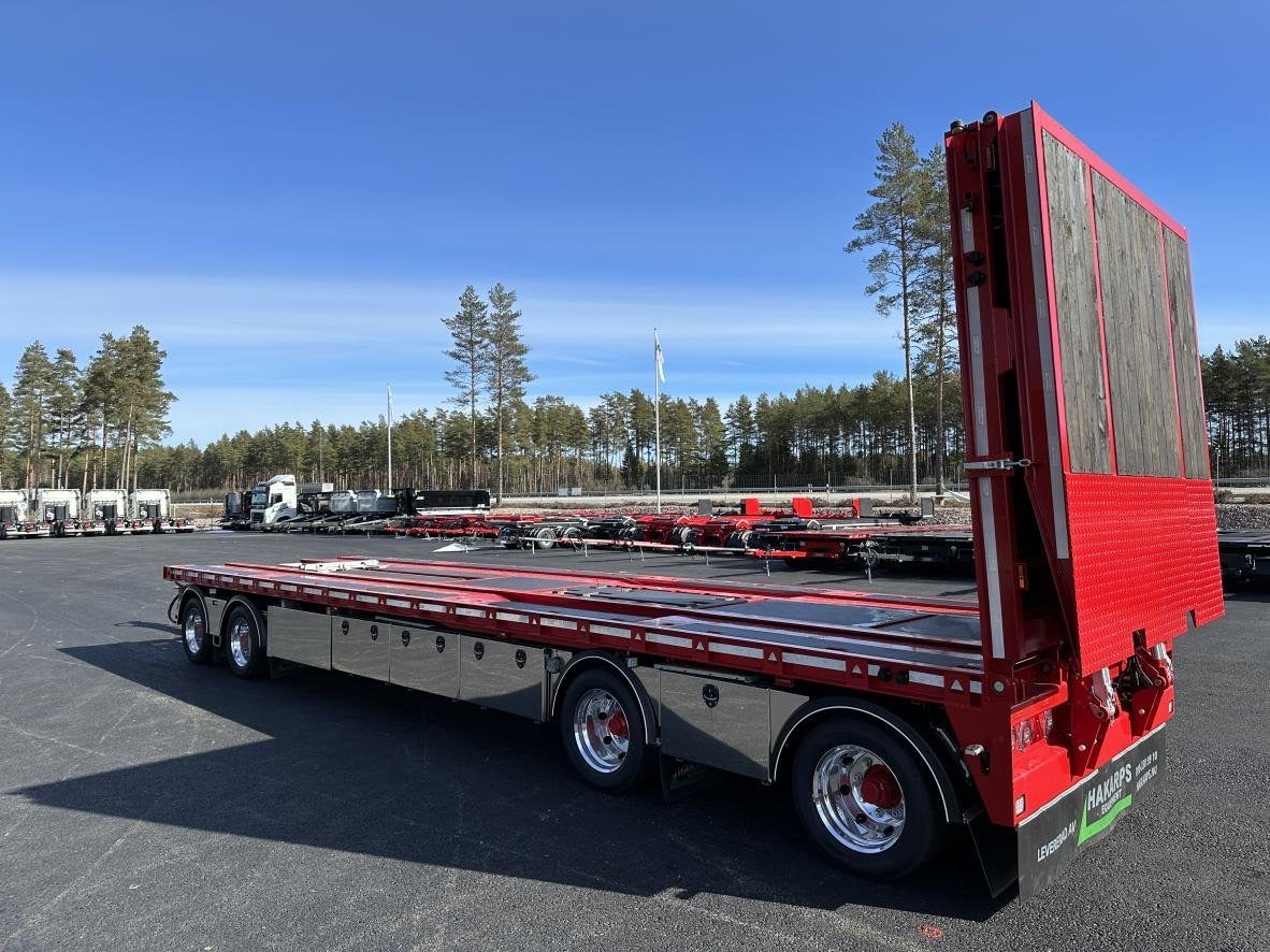 4 axlad 38 tons maskinvagn / lastväxlarvagn kombi