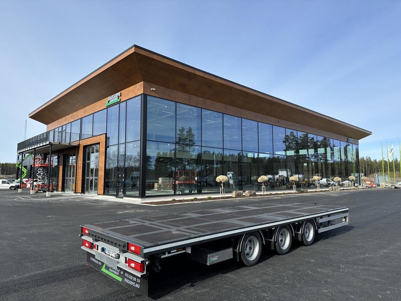 3 axlad 24 tons bodkärra 880mm lasthöjd