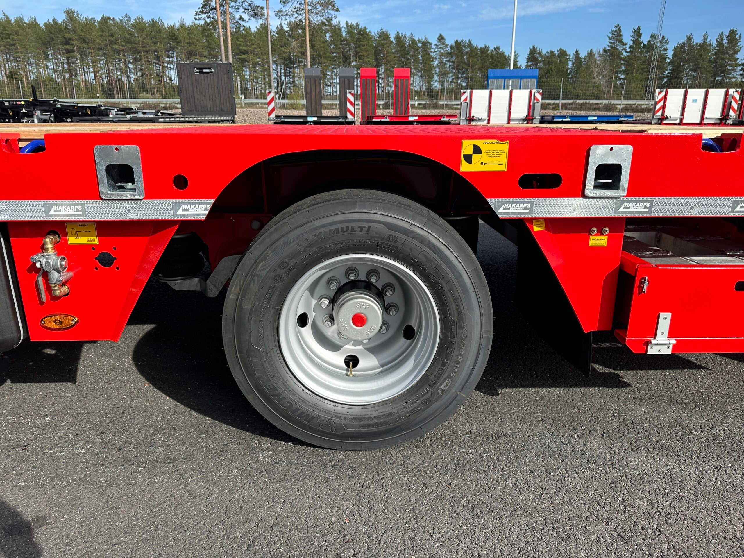 ROJO 4-axlad 18,5m jumbotrailer 9m trombon
