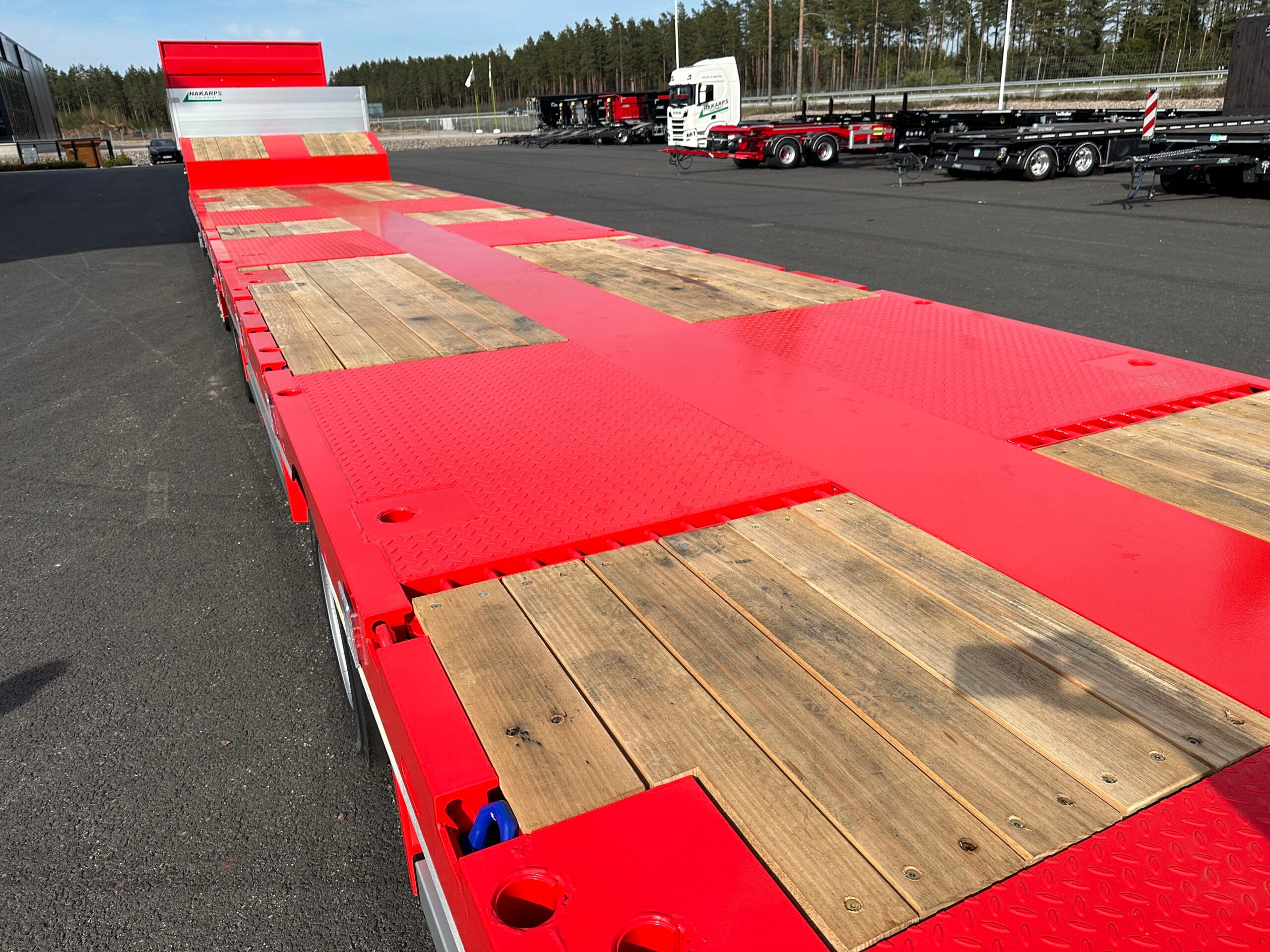 ROJO 4-axlad 18,5m jumbotrailer 9m trombon