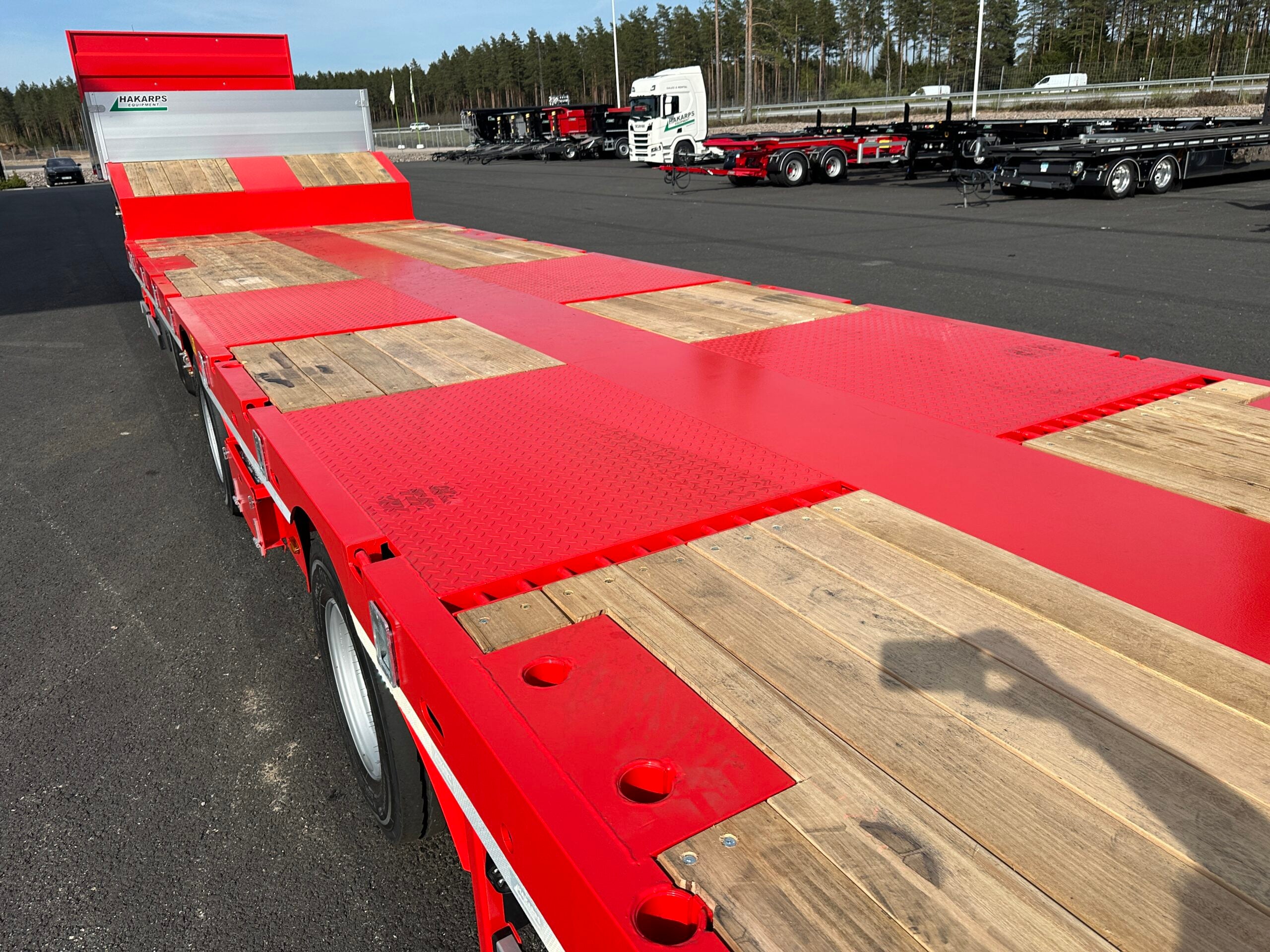 ROJO 4-axlad 18,5m jumbotrailer 9m trombon