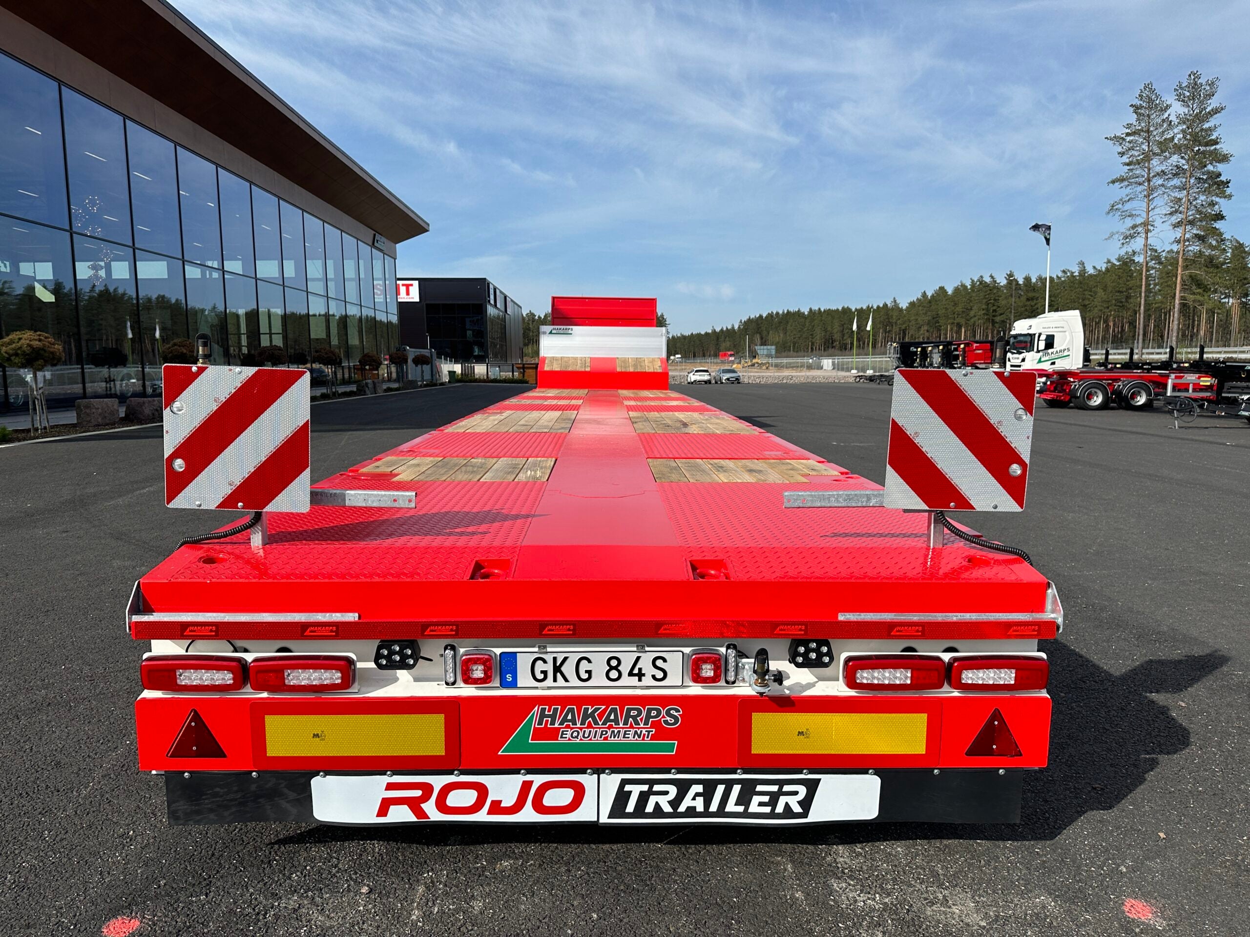 ROJO 4-axlad 18,5m jumbotrailer 9m trombon
