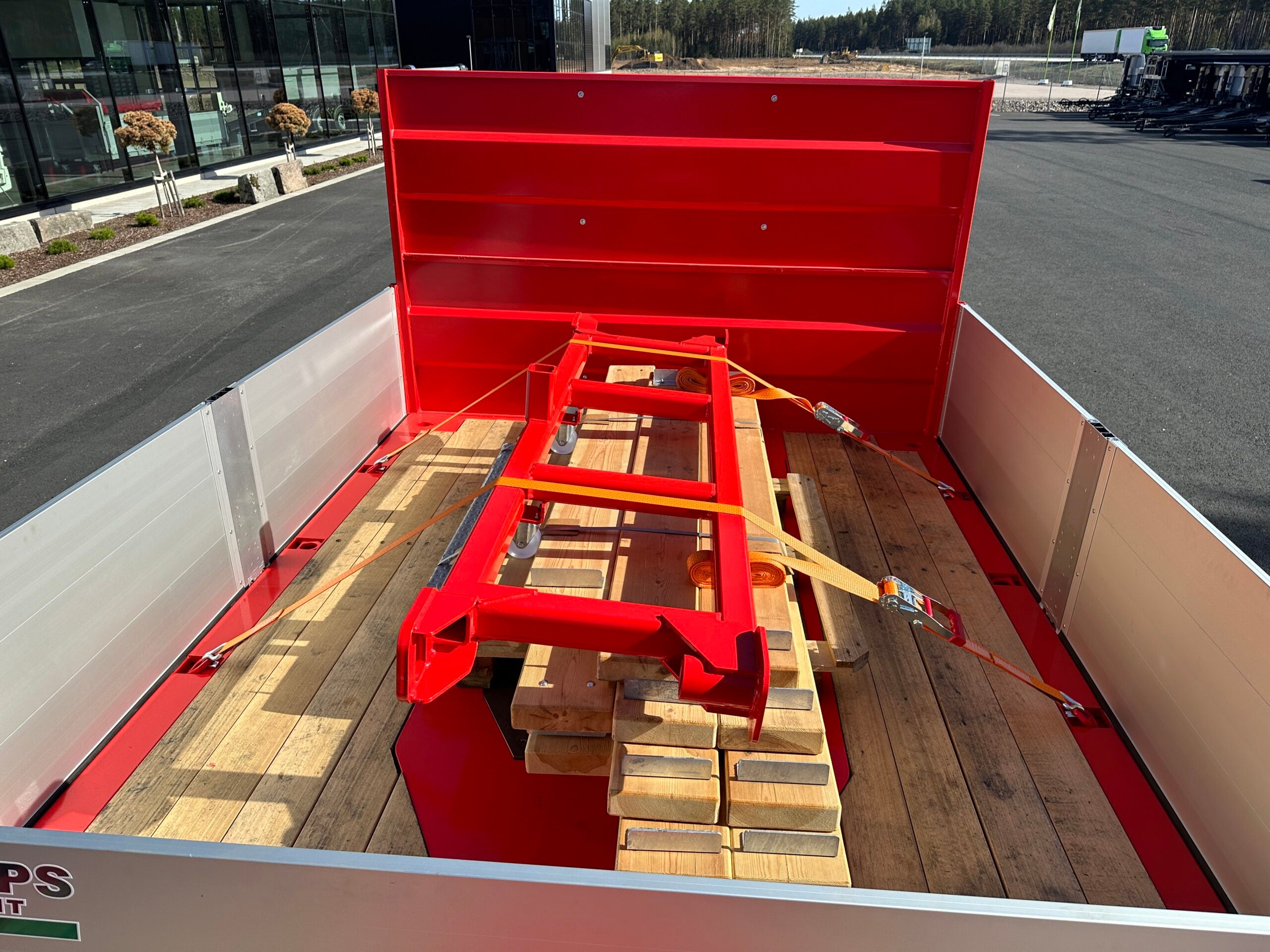 ROJO 4-axlad 18,5m jumbotrailer 9m trombon