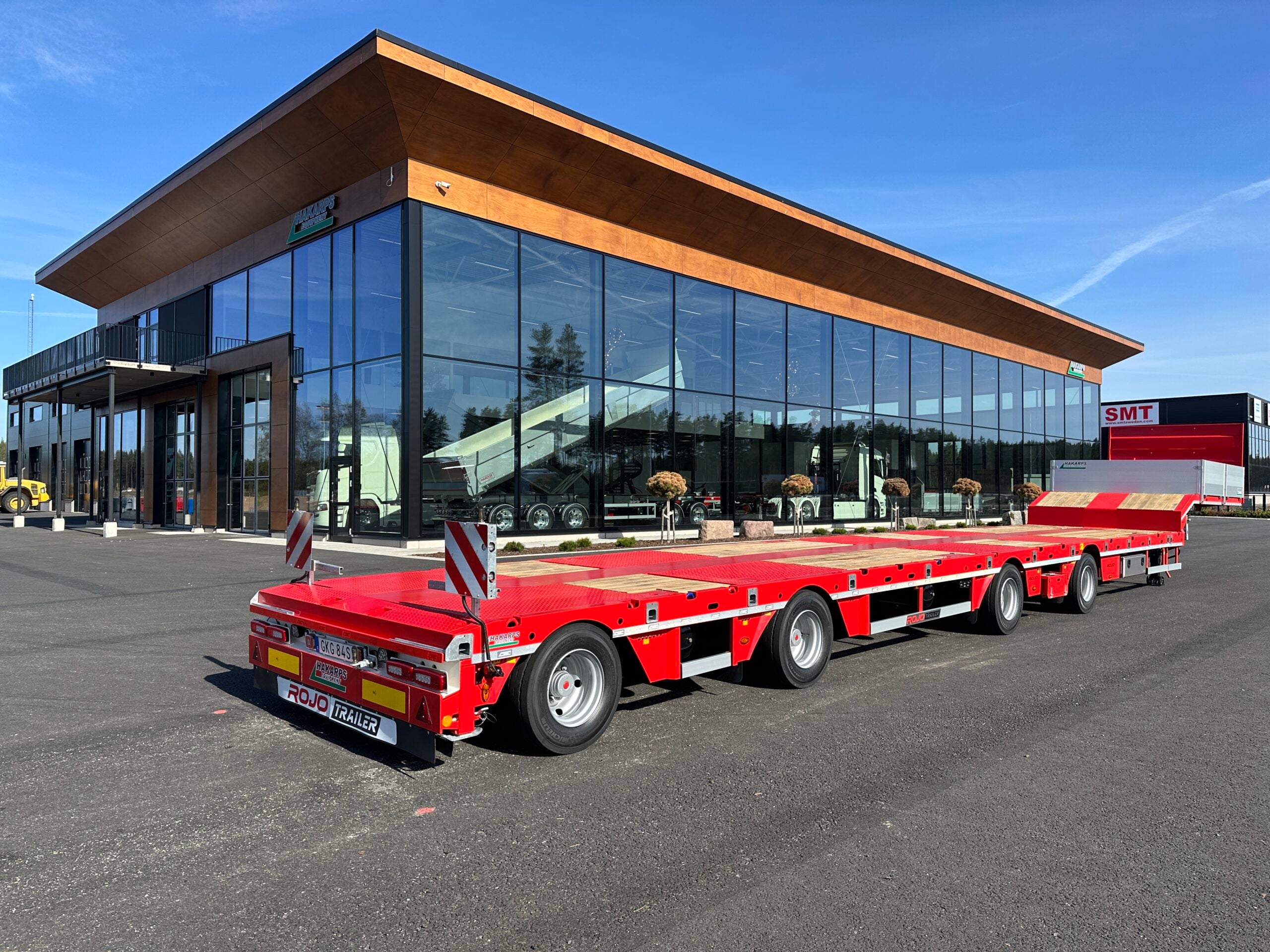 ROJO 4-axlad 18,5m jumbotrailer 9m trombon