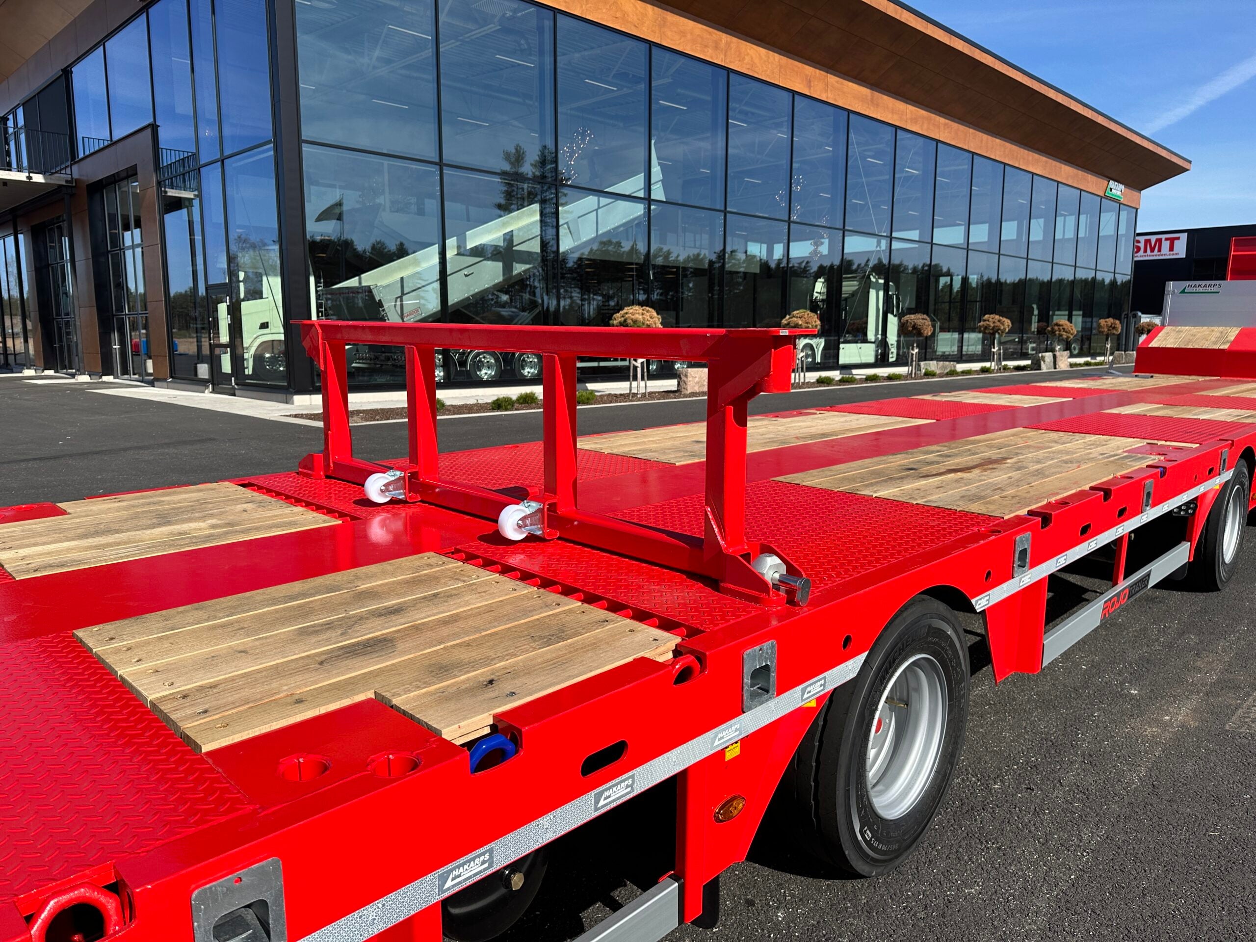 ROJO 4-axlad 18,5m jumbotrailer 9m trombon