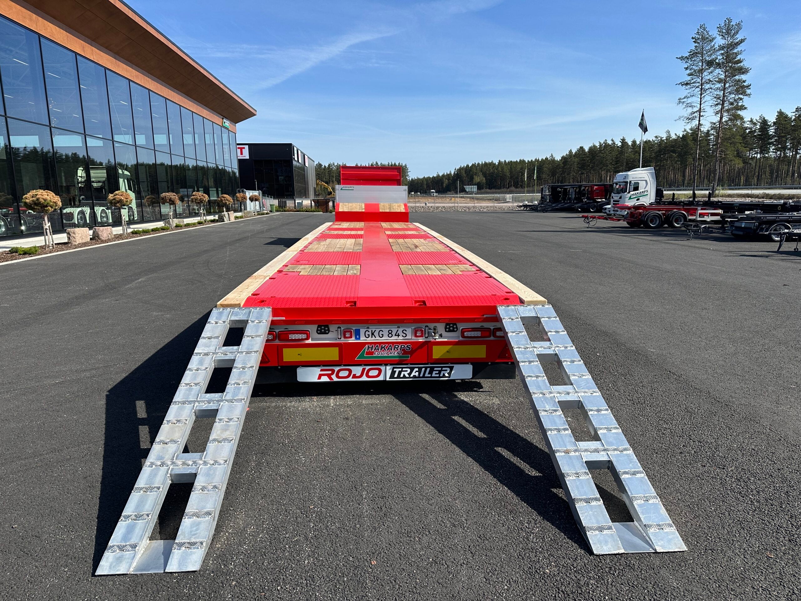 ROJO 4-axlad 18,5m jumbotrailer 9m trombon