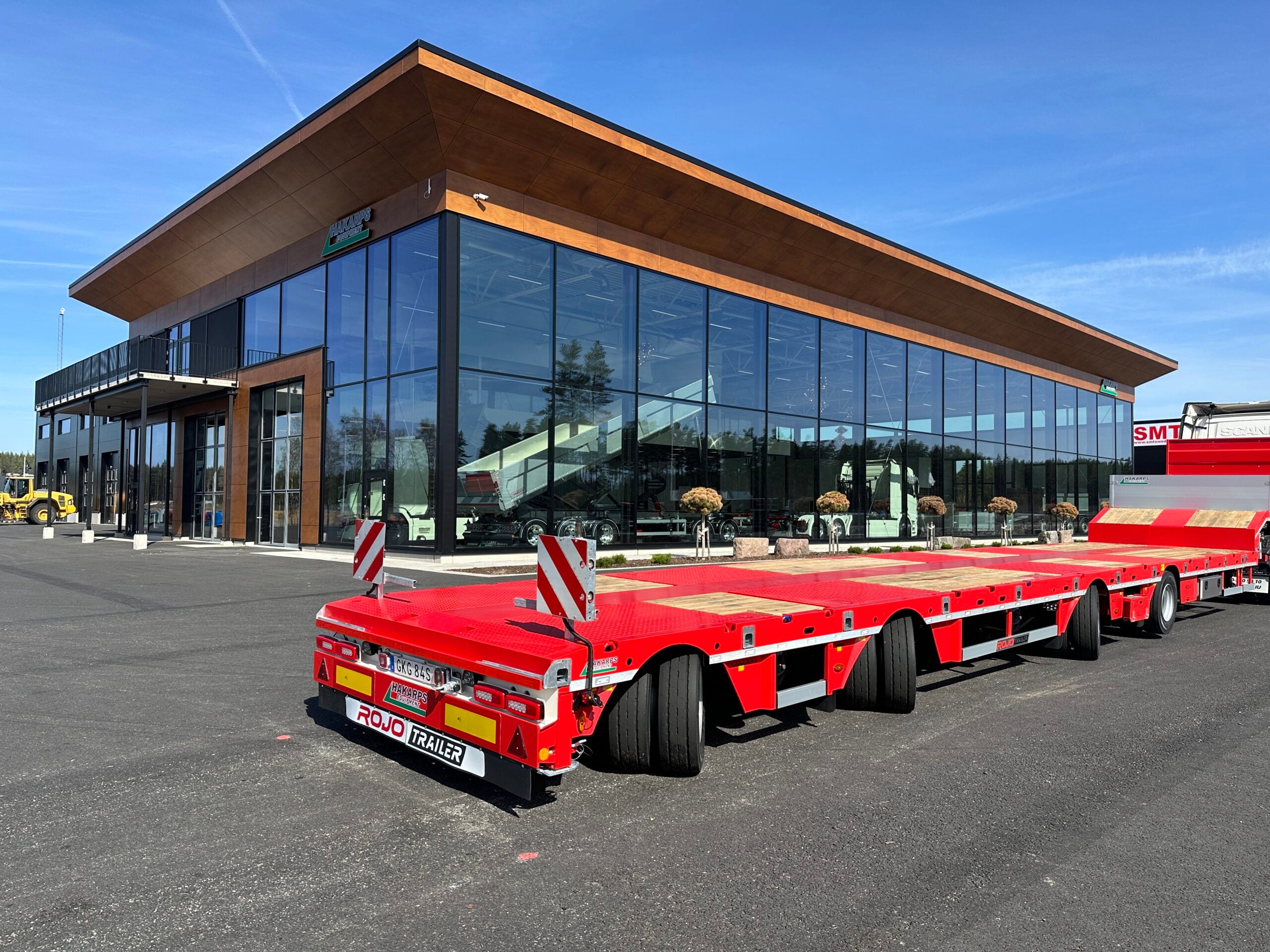 ROJO 4-axlad 18,5m jumbotrailer 9m trombon
