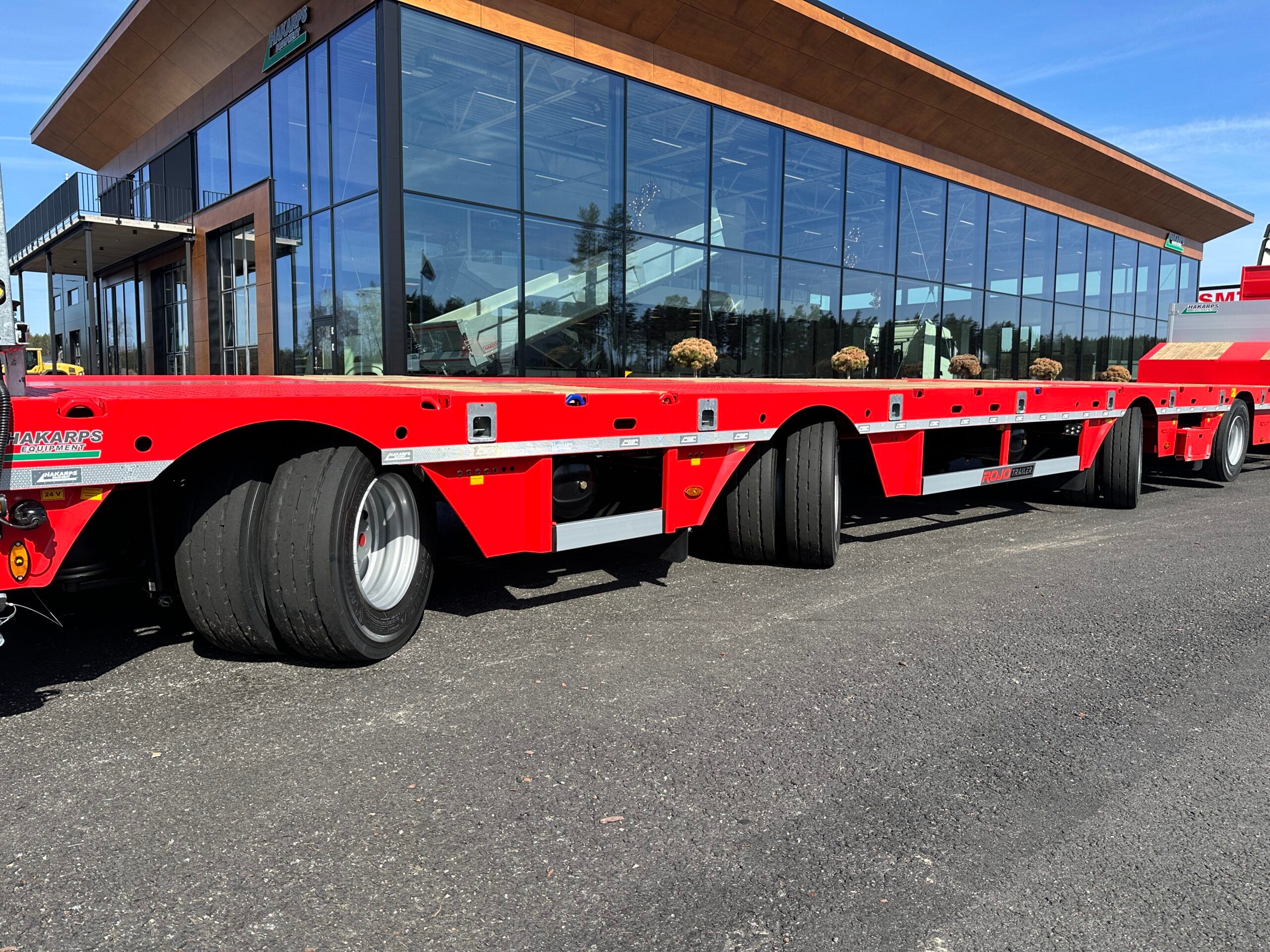 ROJO 4-axlad 18,5m jumbotrailer 9m trombon