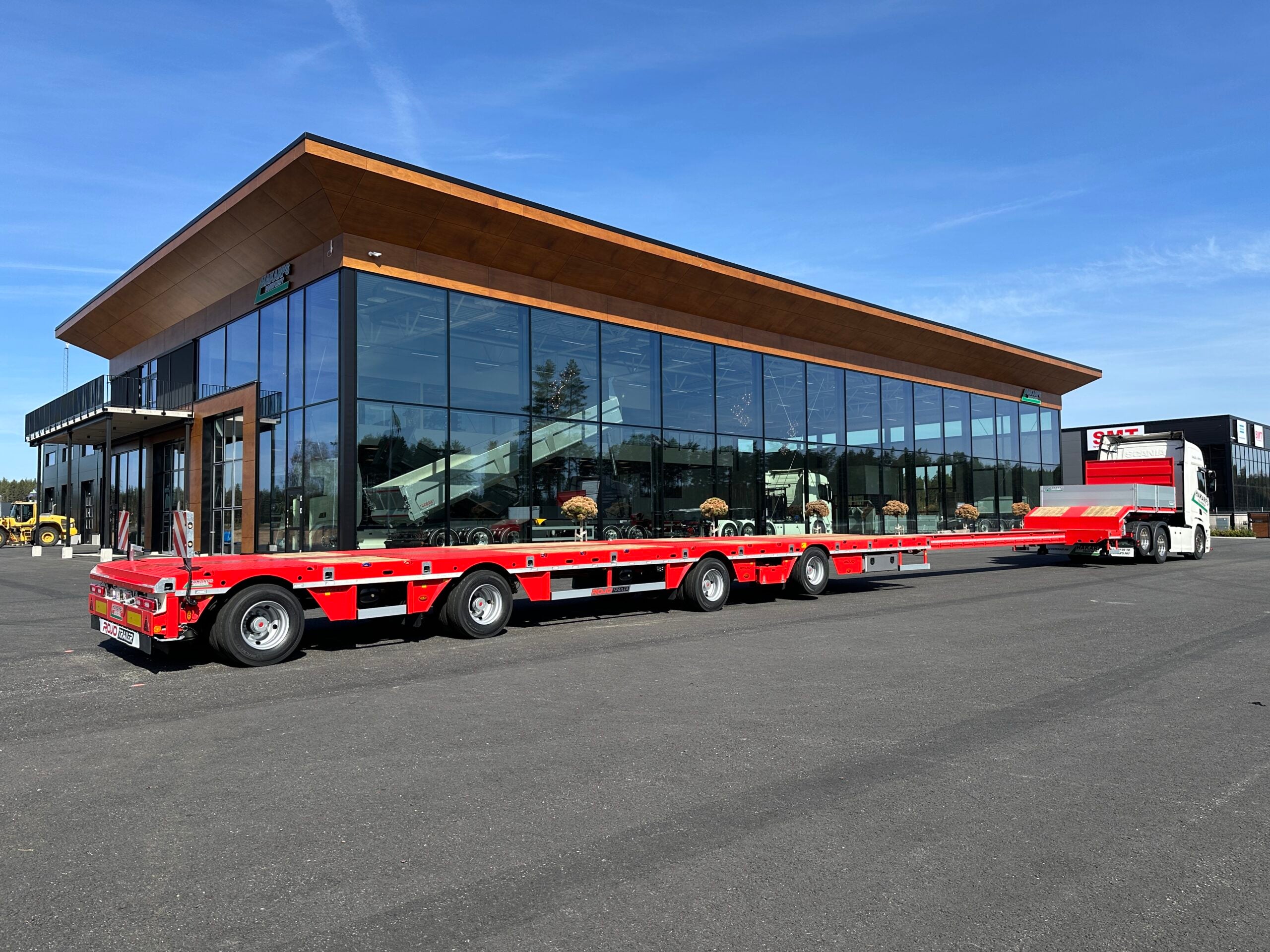 ROJO 4-axlad 18,5m jumbotrailer 9m trombon