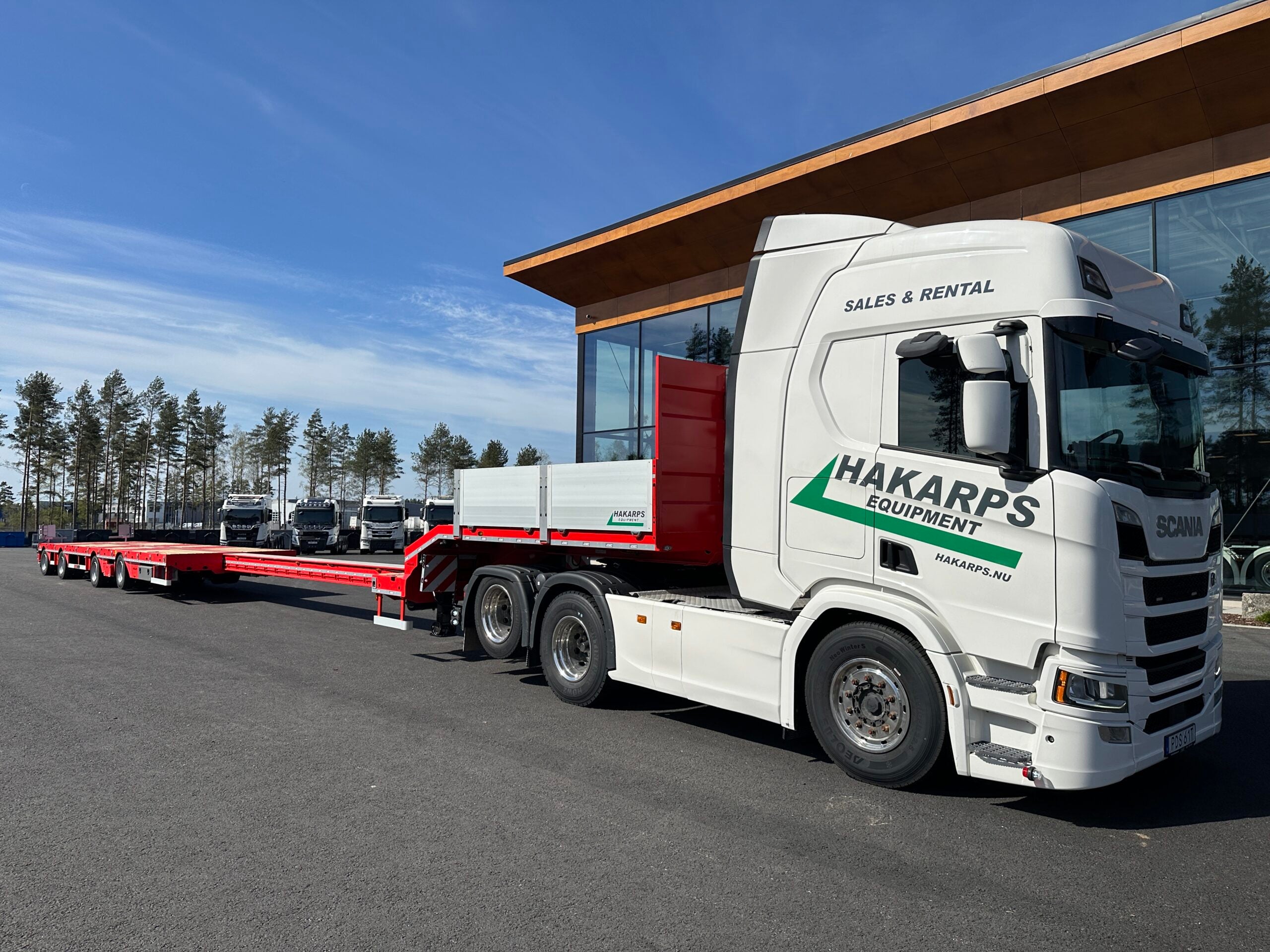 ROJO 4-axlad 18,5m jumbotrailer 9m trombon