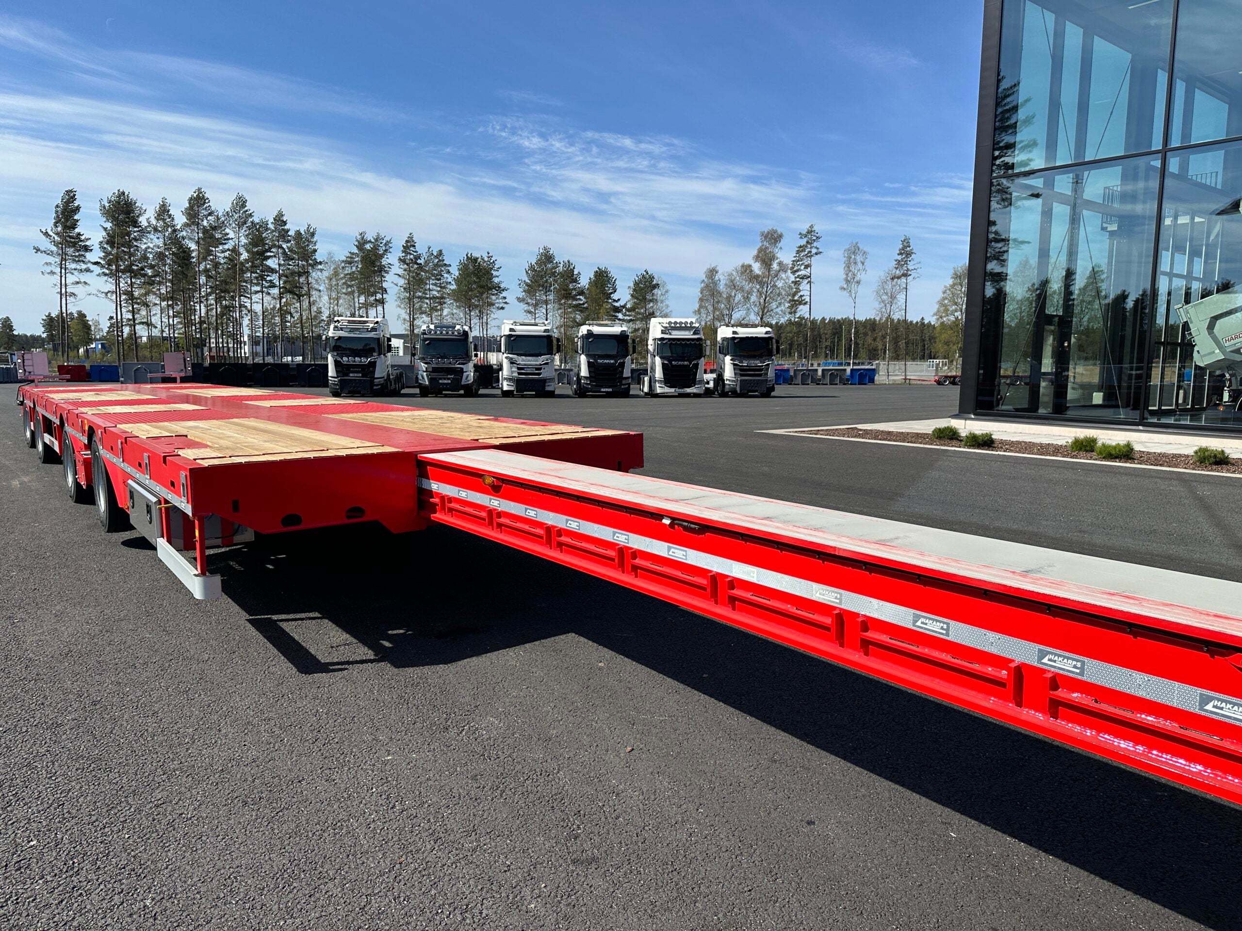 ROJO 4-axlad 18,5m jumbotrailer 9m trombon