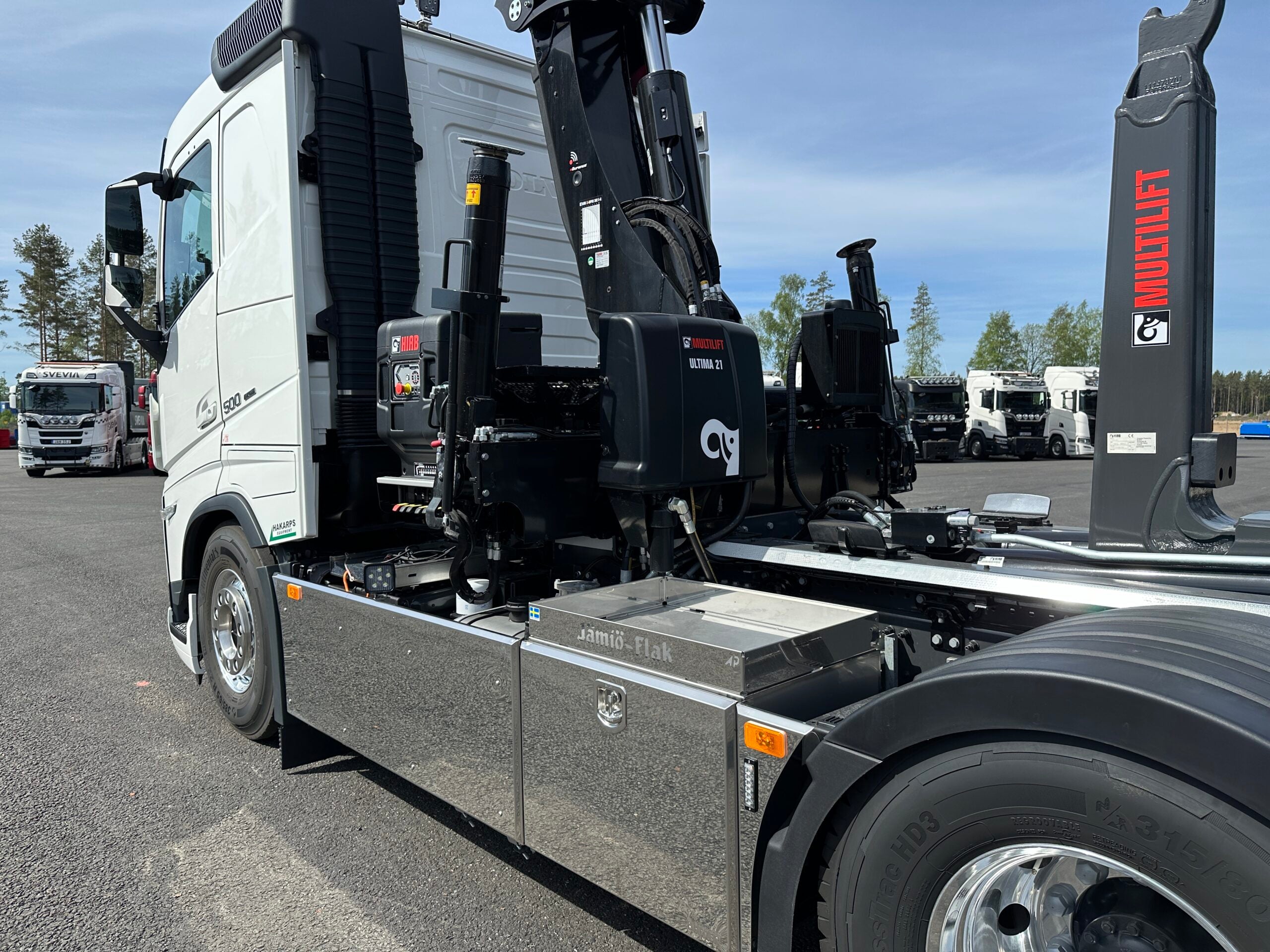 Volvo FH500 Tridem kranväxlare Hiab 302 E6